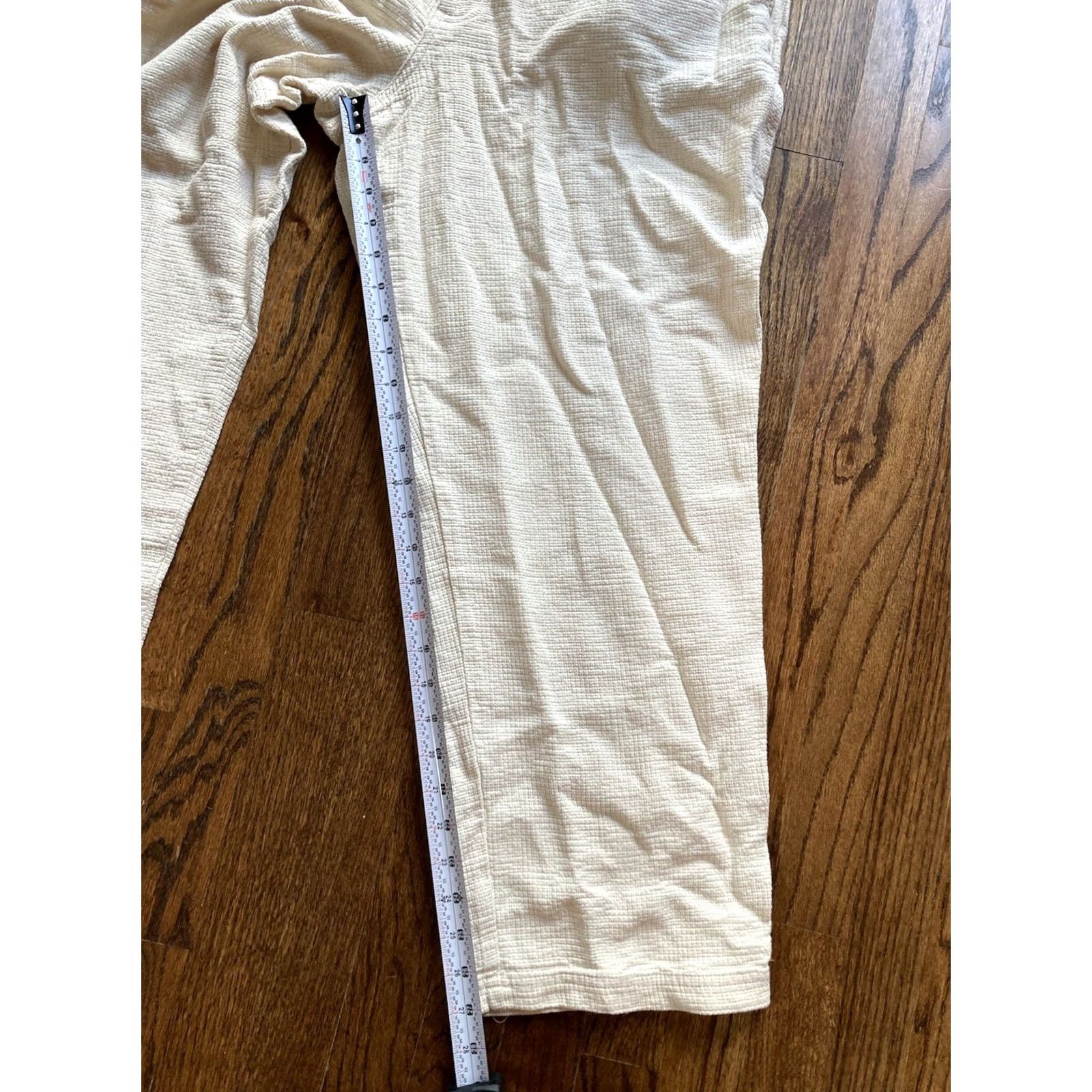 The Territory Ahead Territory Ahead Pants Mens 2XL Ivory Knit Drawstring Lounge Size US 39 - 3 Thumbnail