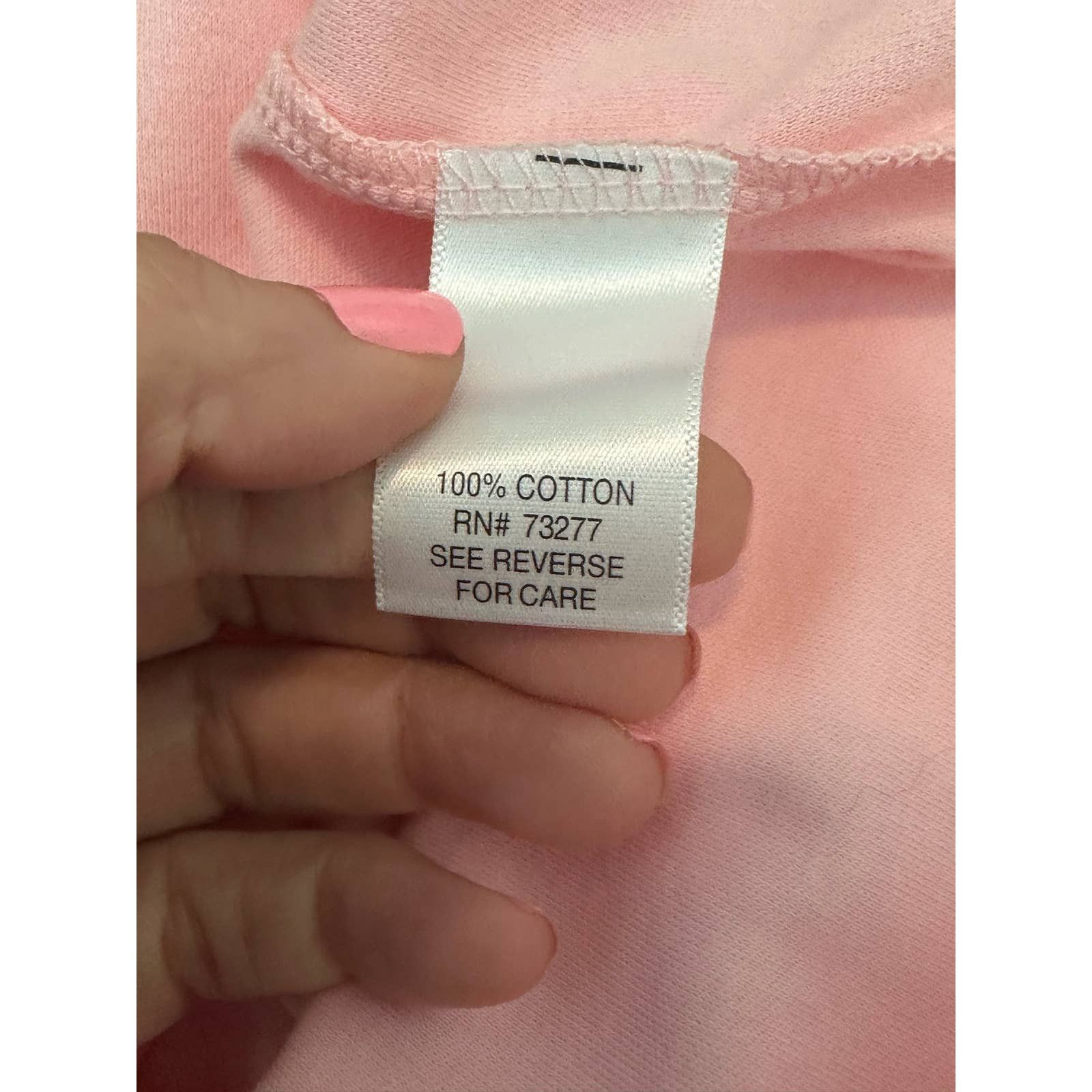 Croft & Barrow Croft & Barrow pink short sleeves cotton top size PL Size L / US 10 / IT 46 - 4 Thumbnail
