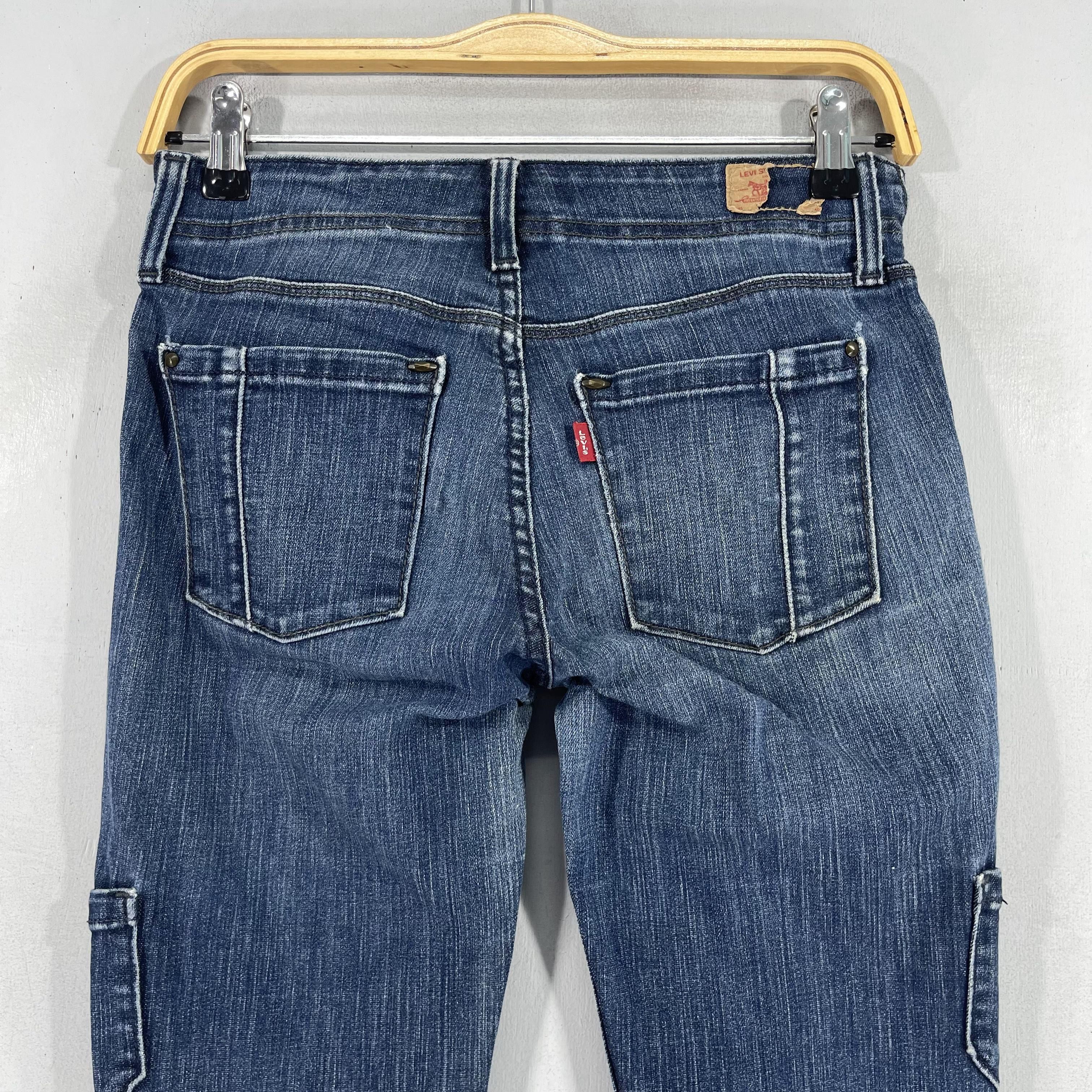 Levi's Size 27 Vintage Levis 535 Legging Stretchable Jeans Size 27" / US 4 / IT 40 - 8 Thumbnail