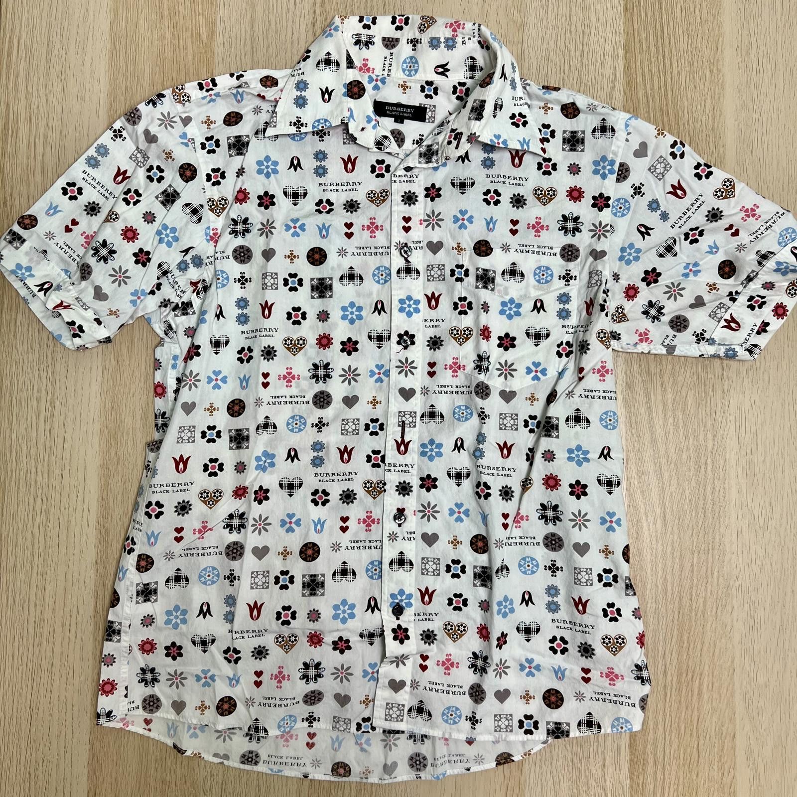 Burberry Burberry Black Label Button Up Short Sleeve Shirt Size US S / EU 44-46 / 1 - 1 Thumbnail