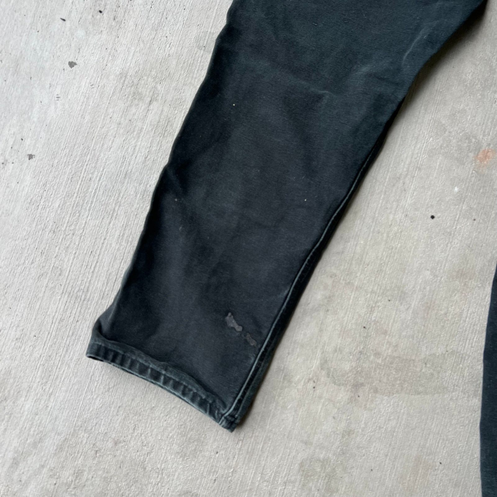 Carhartt × Vintage Carhartt faded black double knee work wear carpenter pants Size US 31 - 7 Thumbnail