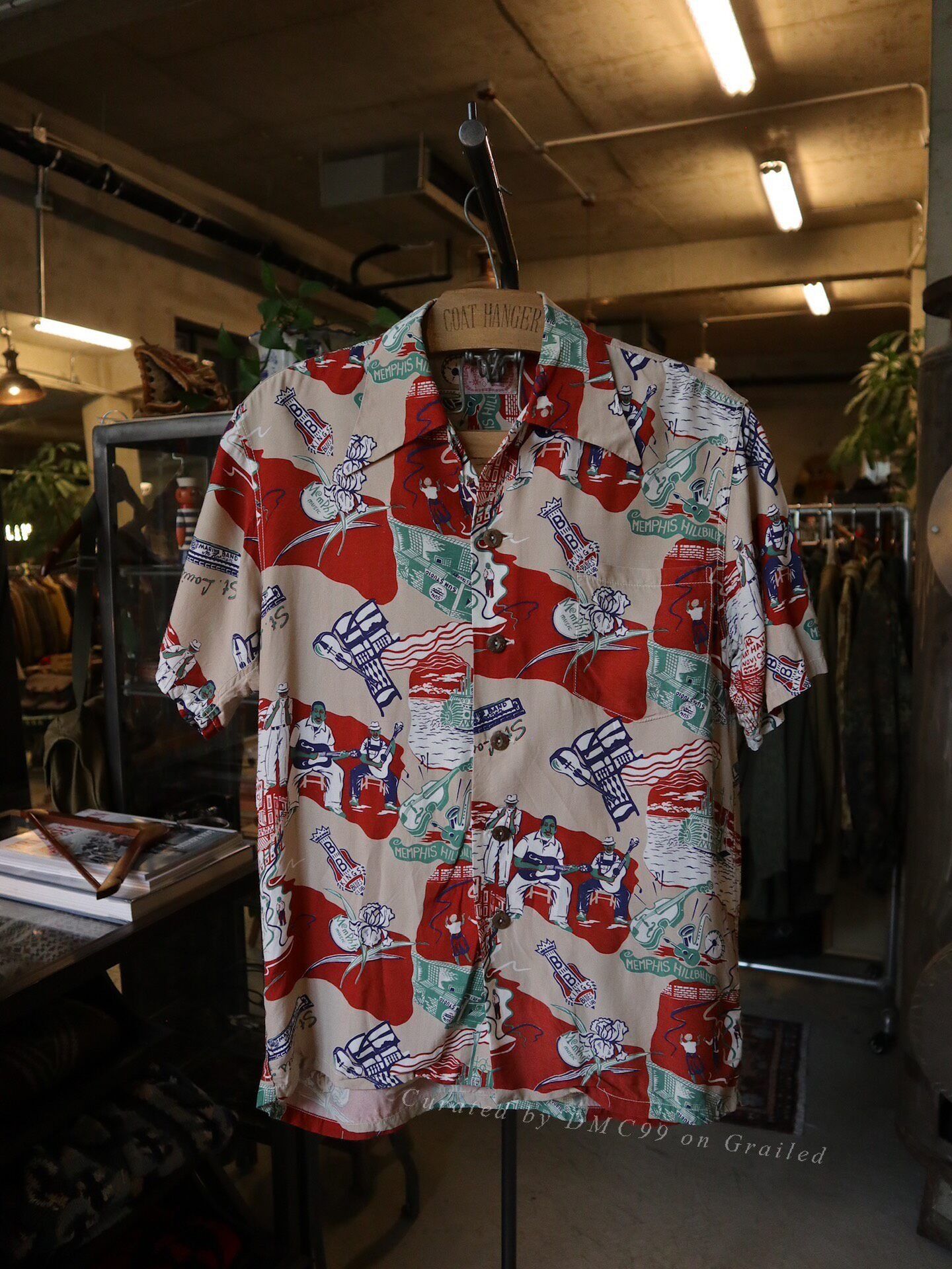 The Real McCoy's Real Mccoy Blues Club Cuban Shirt Size US S / EU 44-46 / 1 - 1 Thumbnail