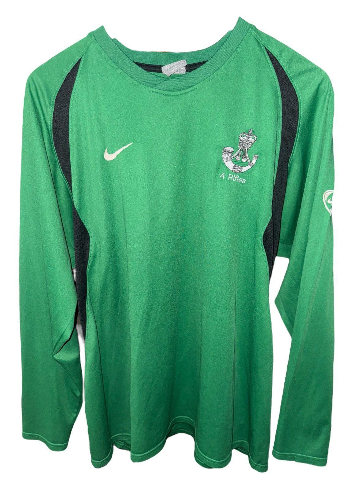 Y2K Nike Fit FC Soccer Jersey Kit 4 Rifles Rare Sz XL ACG