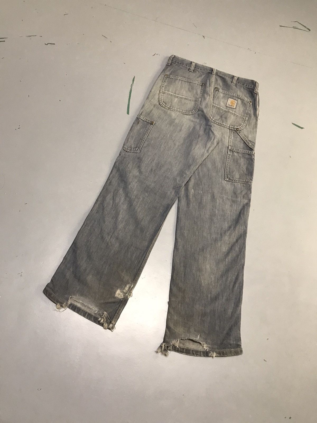 Carhartt Vintage Carhartt faded double knee workwear Size US 30 / EU 46 - 9 Thumbnail