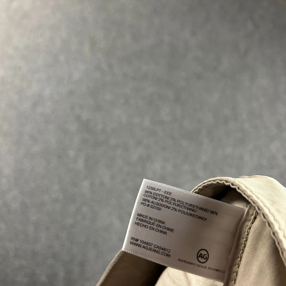 AG Adriano Goldschmied Adriano Goldschmied Pants Mens 38x32 Chino Straight Leg Size US 38 / EU 54 - 7 Thumbnail