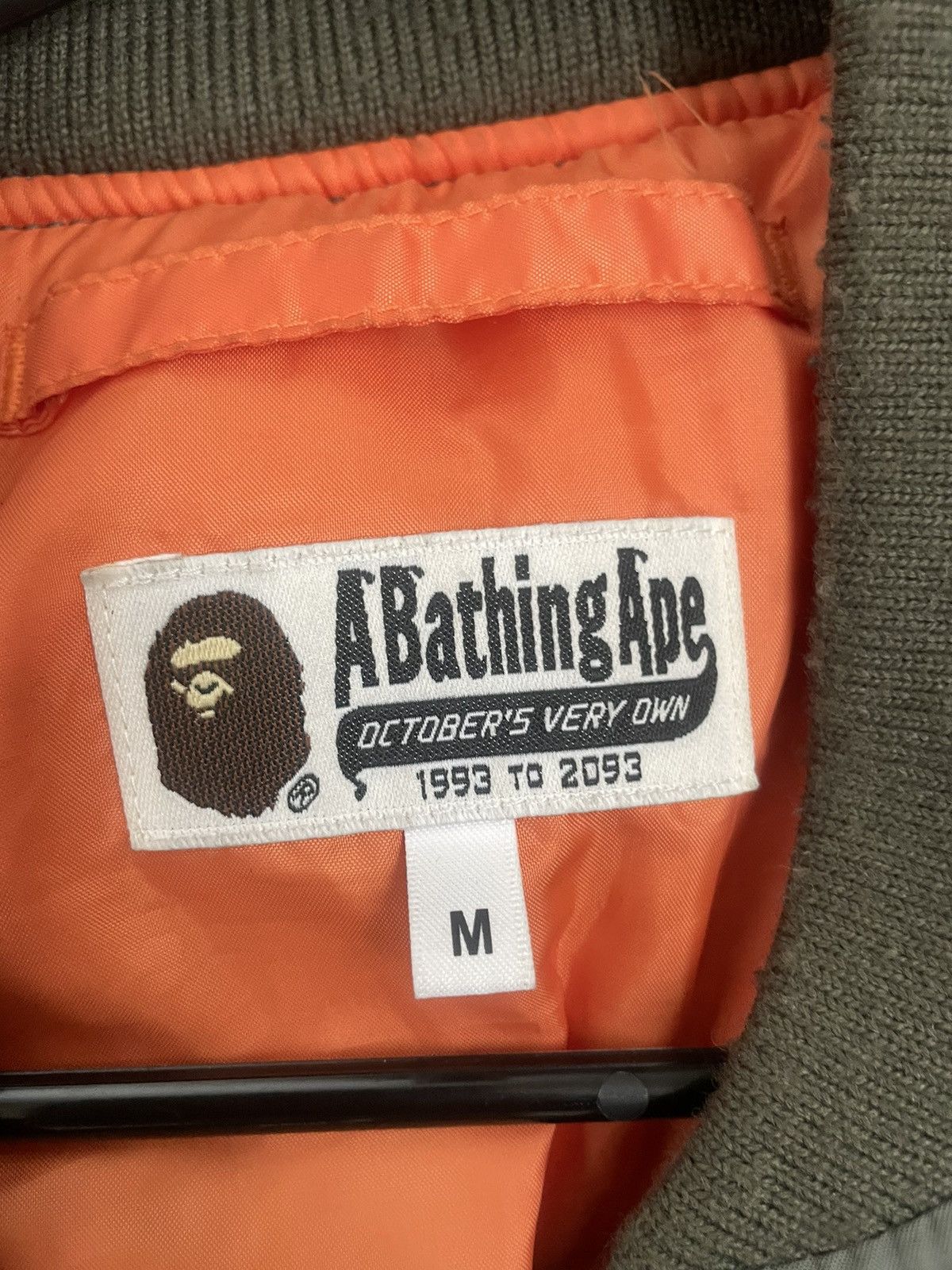Bape × October's Very Own BAPE x OVO MA-1 JACKET Size US M / EU 48-50 / 2 - 6 Thumbnail