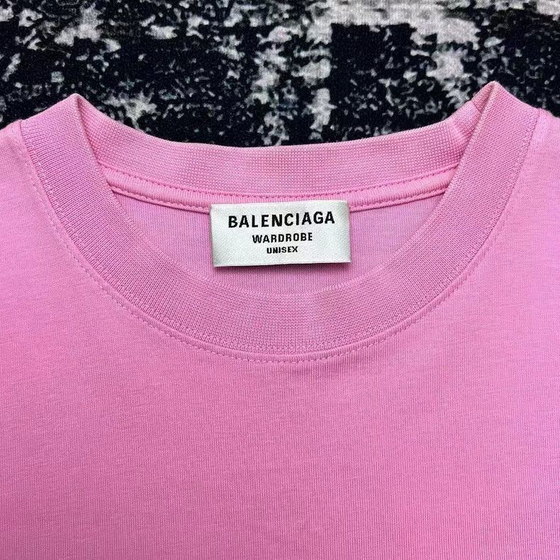 Balenciaga Balenciaga Pink double-B embroidered short sleeves Size XS / US 0-2 / IT 36-38 - 2 Thumbnail