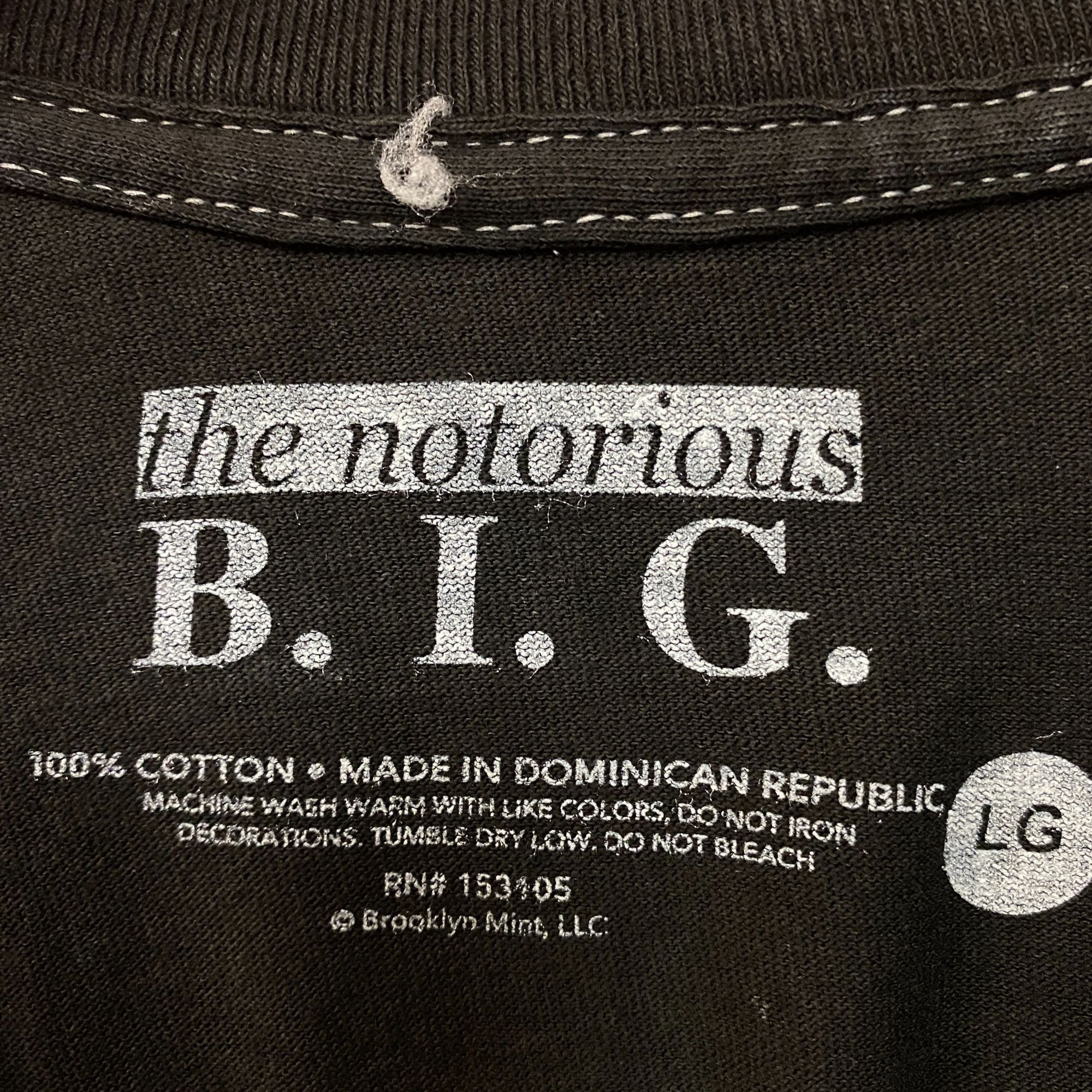 Rap Tees Biggie Smalls Crown King of New York Graphic Mineral Wash T- Size US L / EU 52-54 / 3 - 4 Thumbnail