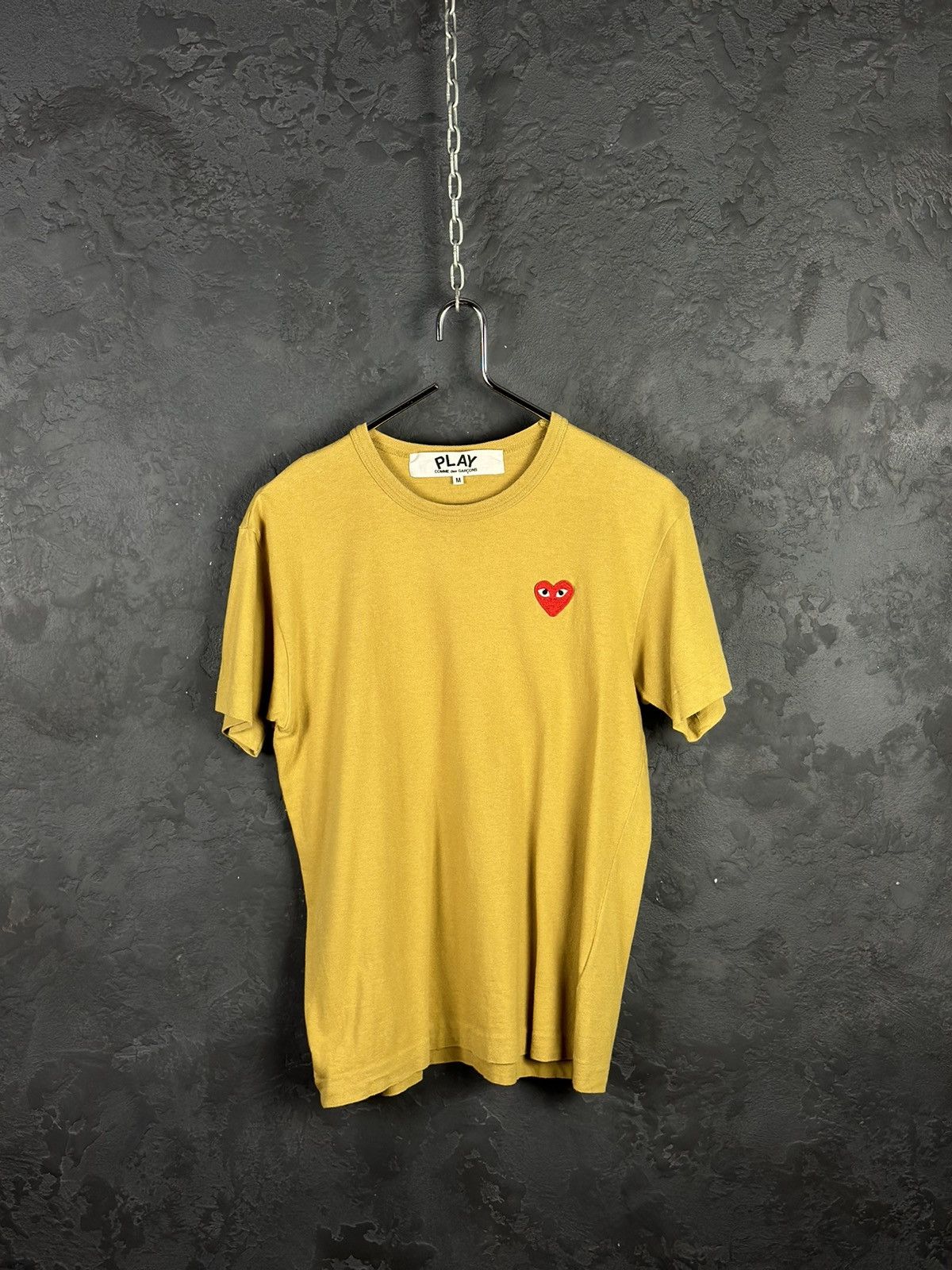 Cdg yellow heart clearance