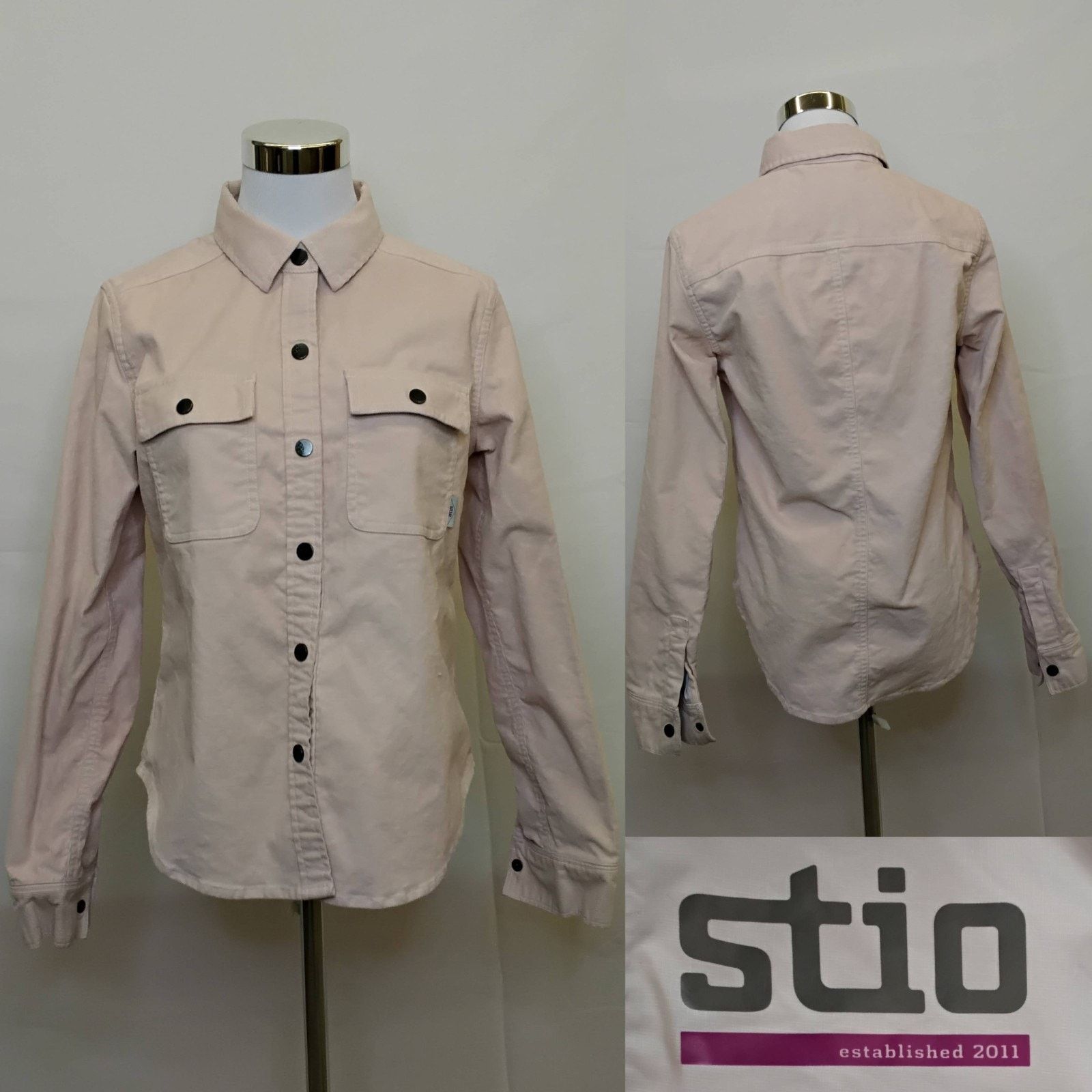 Stio Stio Saratoga Corduroy Shirt Women's S Baby Pink Long Sleeve Size S / US 4 / IT 40 - 1 Thumbnail