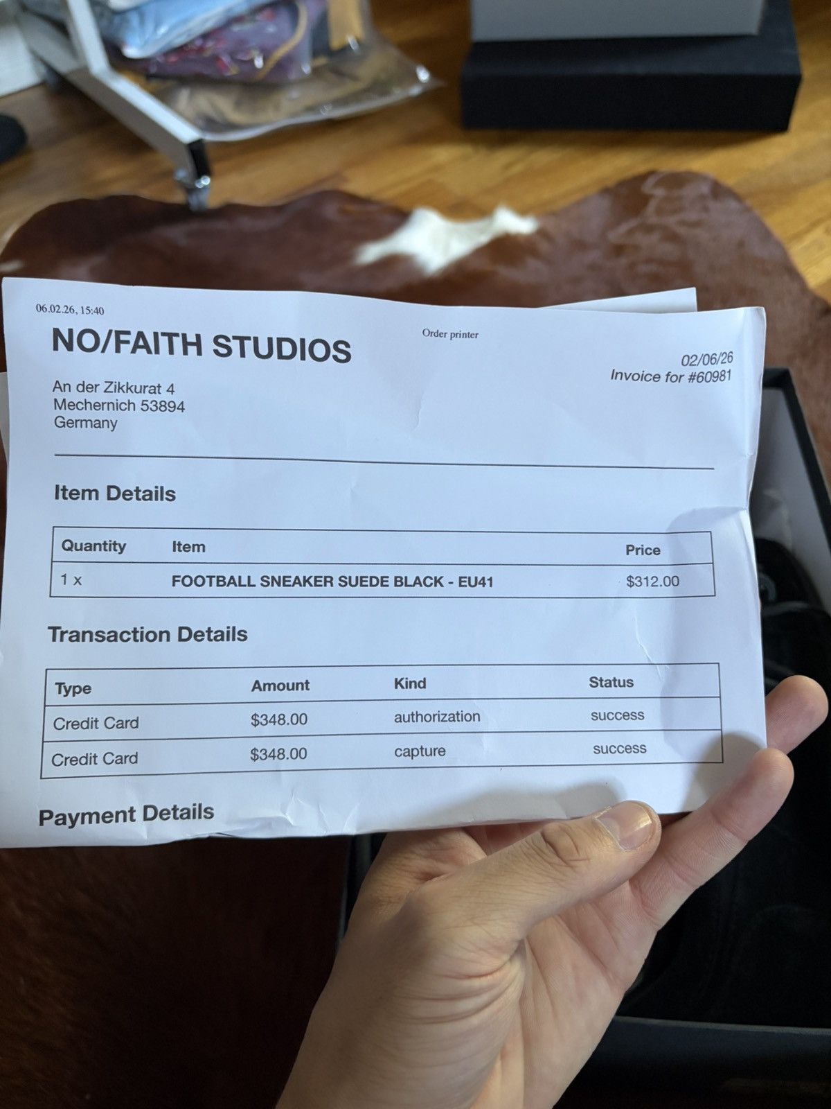No Faith Studios No Faith Studios football sneaker suede black Size US 8 / EU 41 - 9 Thumbnail