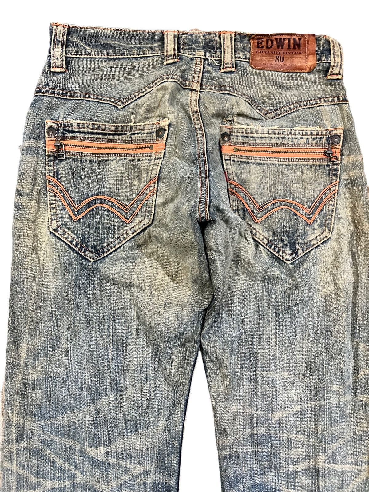 Edition Japan Vintage Edwin XV MudWash Rusty Denim Size US 31 - 5 Thumbnail