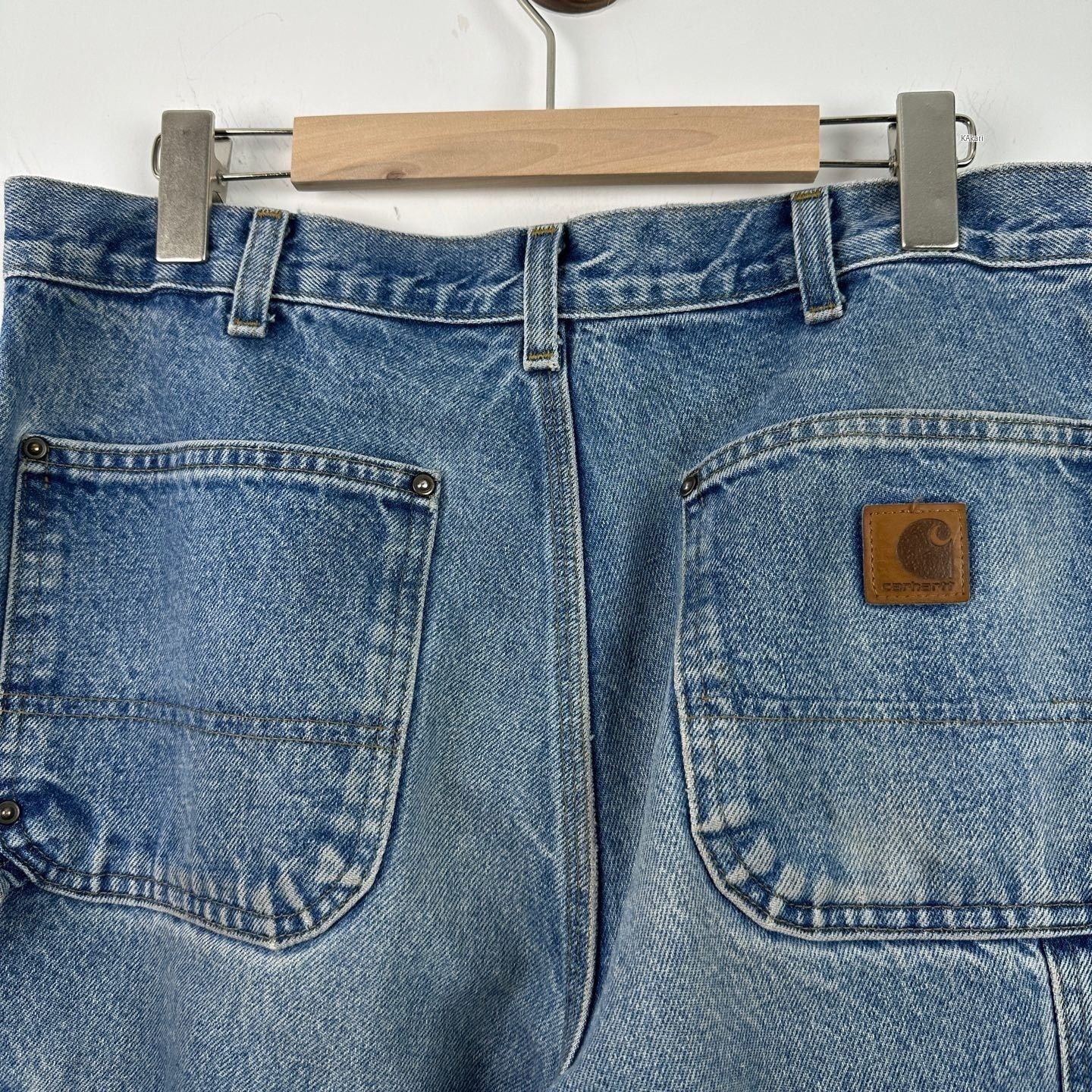 Carhartt Carhartt B73 Washed Distressed Logging Pants Size US 33 - 4 Thumbnail