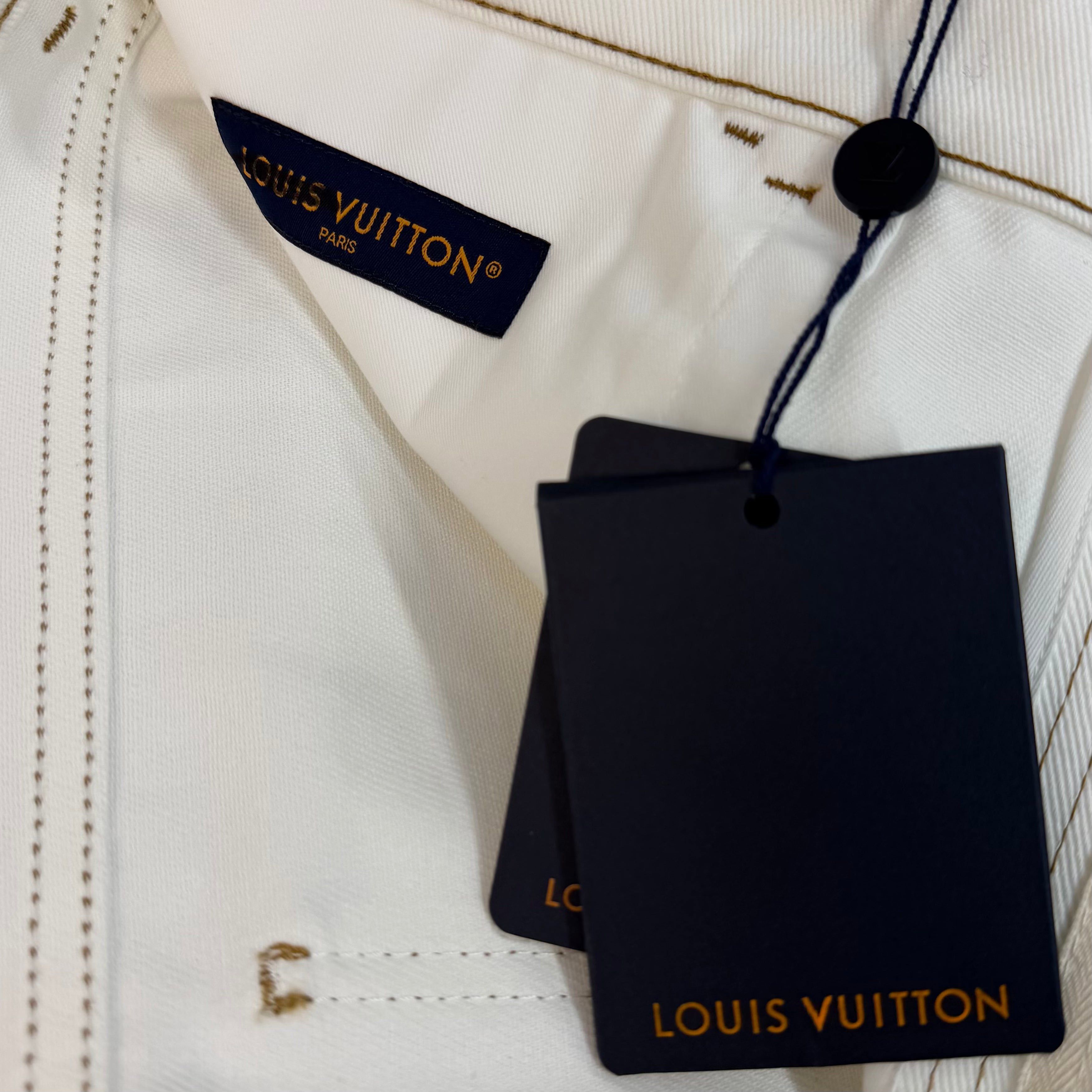Louis Vuitton Louis Vuitton Spray Denim Pants 38 Size US 38 / EU 54 - 6 Thumbnail