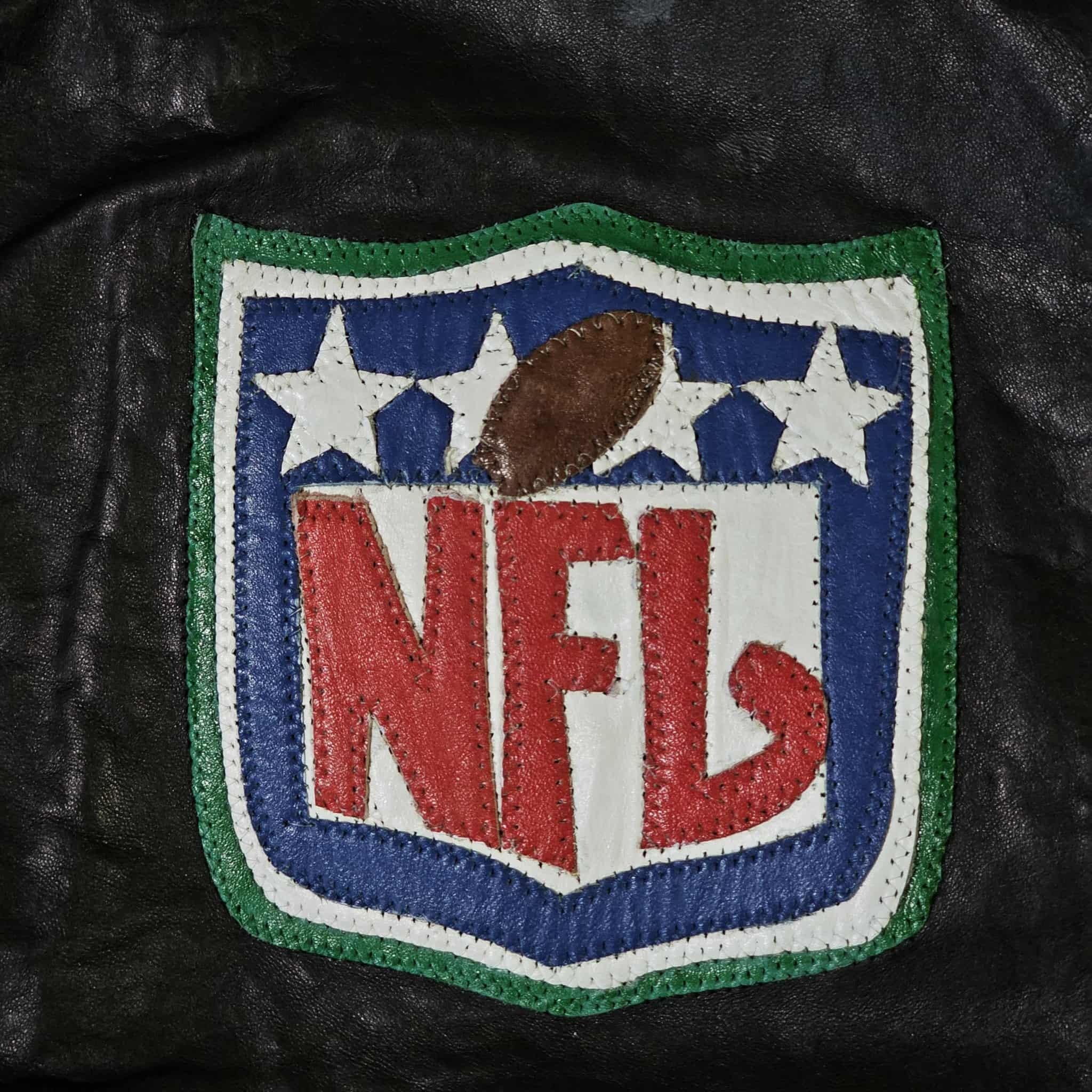 NFL NFL Vintage 90s Patches Custom Handmade Leather Jacket Size US XL / EU 56 / 4 - 4 Thumbnail