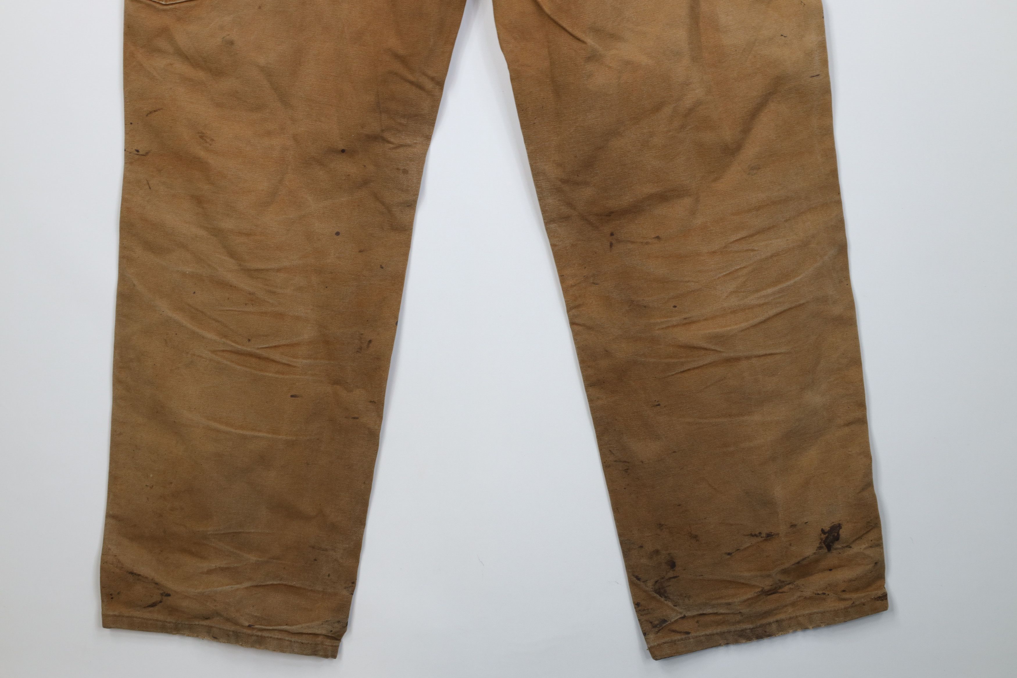 Carhartt Vintage Y2K Carhartt Wide Leg Canvas Dungaree Pants Duck Size US 36 / EU 52 - 15 Thumbnail