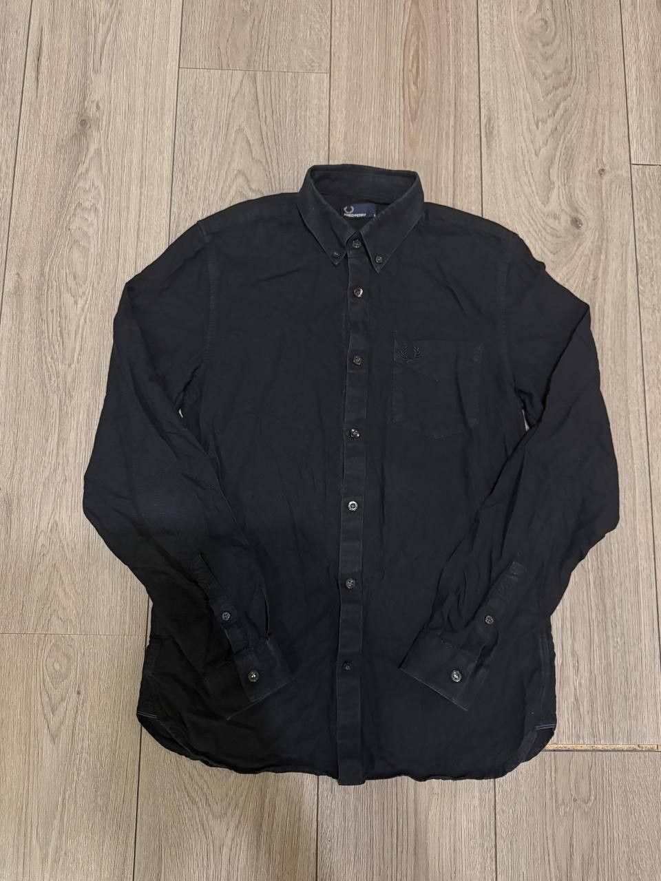 Fred Perry Fred Perry Button Shirt mens Long Sleeve Black Small Regular Size US S / EU 44-46 / 1 - 1 Thumbnail