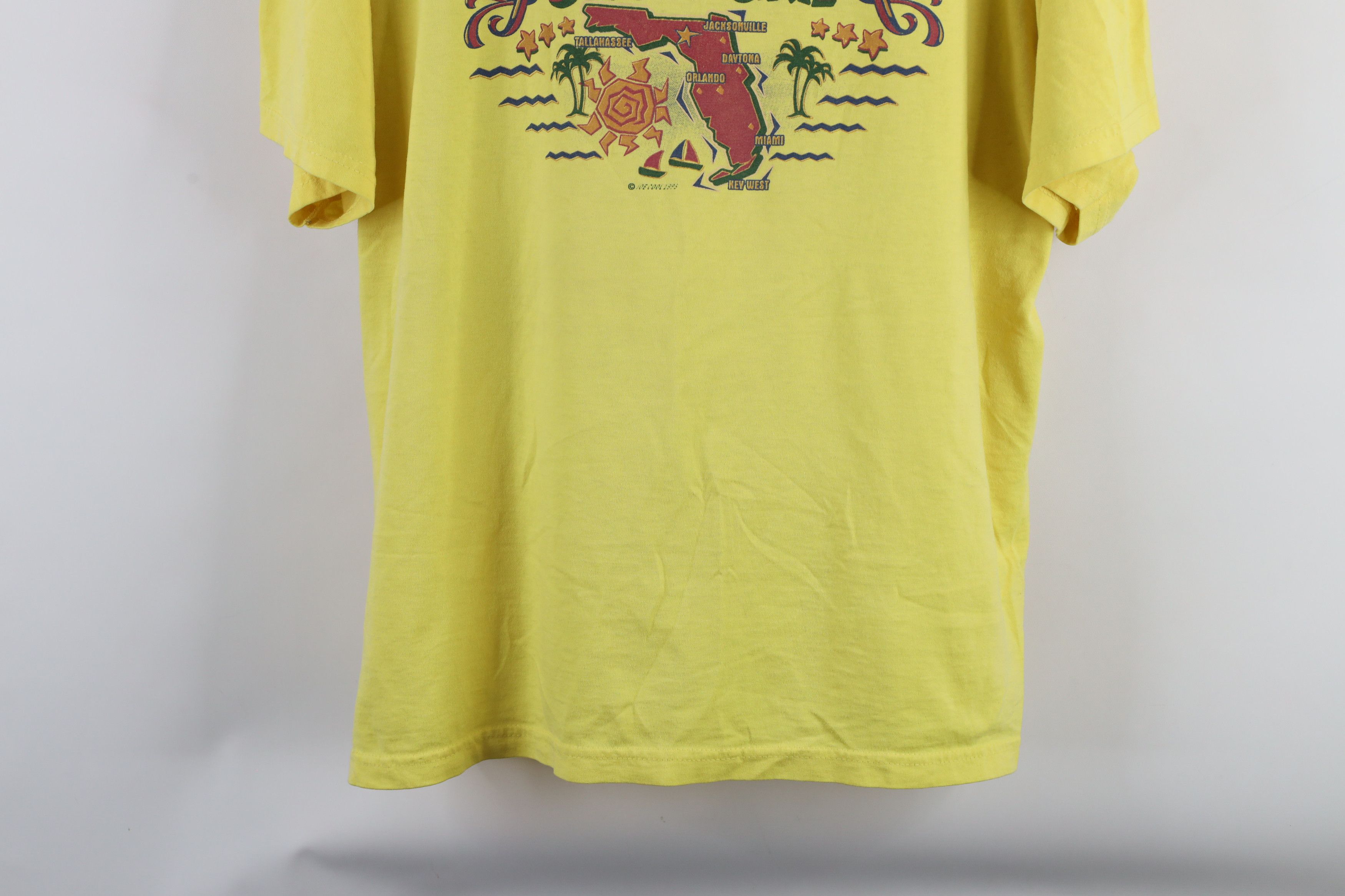 Vintage Vintage 90s Streetwear Out Florida Sunshine State T-Shirt Size US XL / EU 56 / 4 - 3 Thumbnail