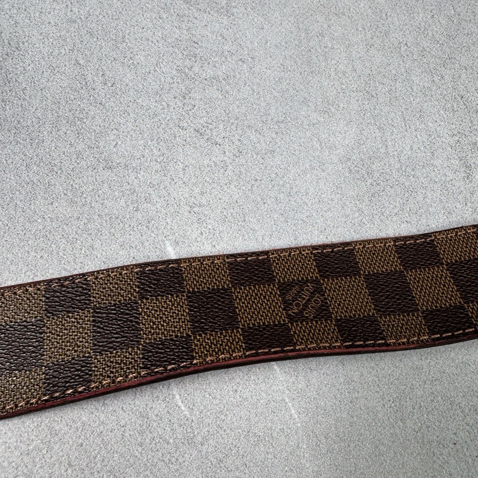 Louis Vuitton Louis Vuitton Check Men Leather Belt Size 34 Size 34 - 5 Thumbnail