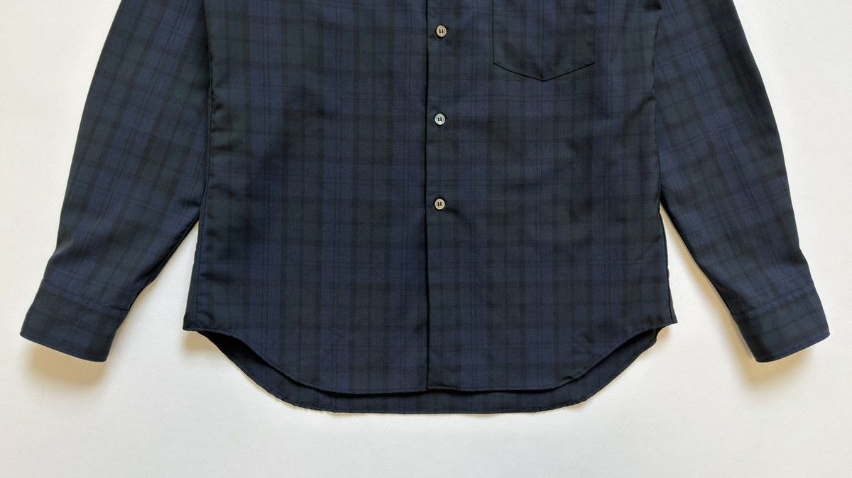 Comme des Garcons A/W 22 Over Dyed Tartan Check Shirt Size US M / EU 48-50 / 2 - 7 Thumbnail