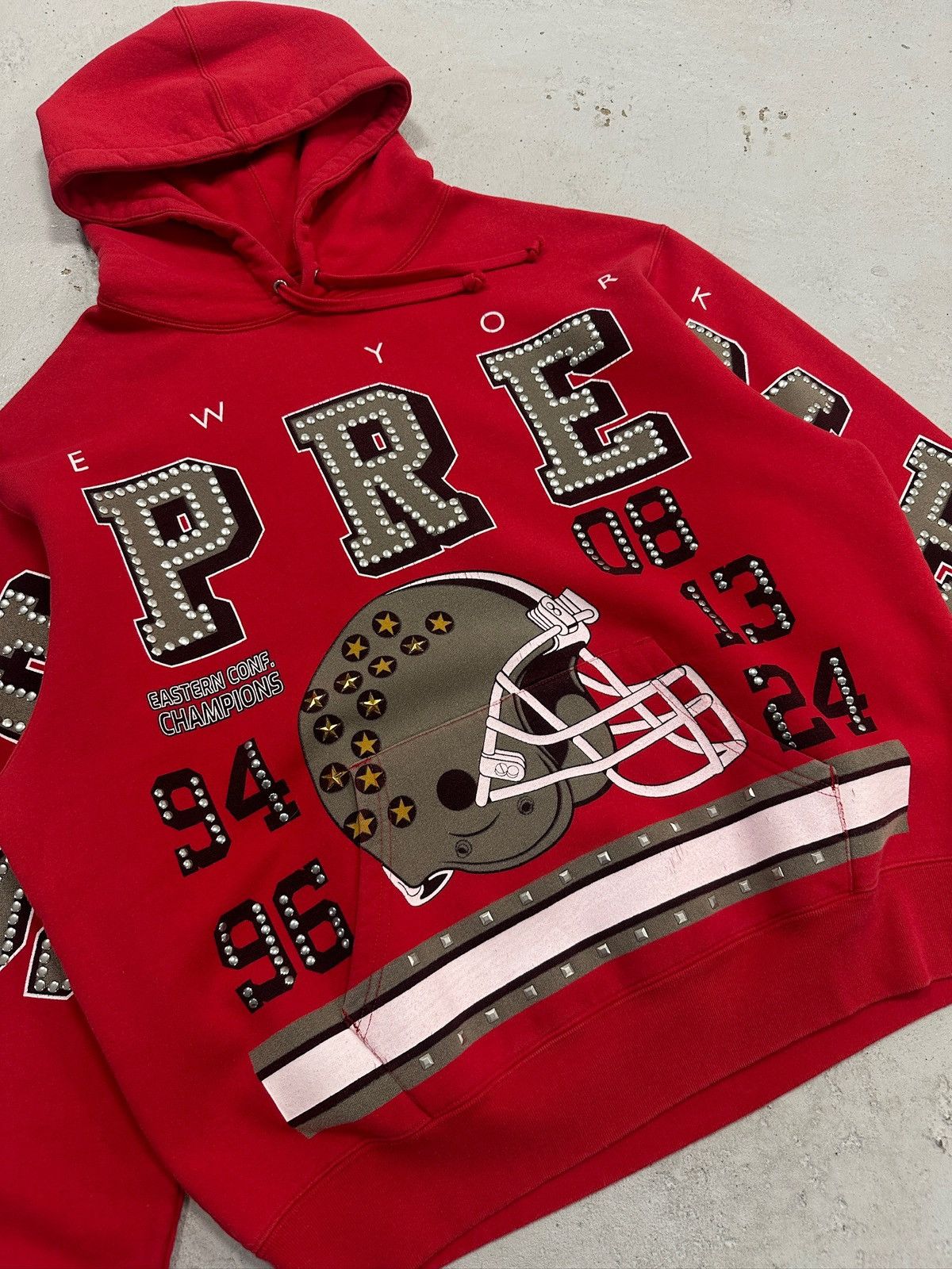 Supreme Supreme Champion Studded Hoodie Red Size US M / EU 48-50 / 2 - 2 Thumbnail