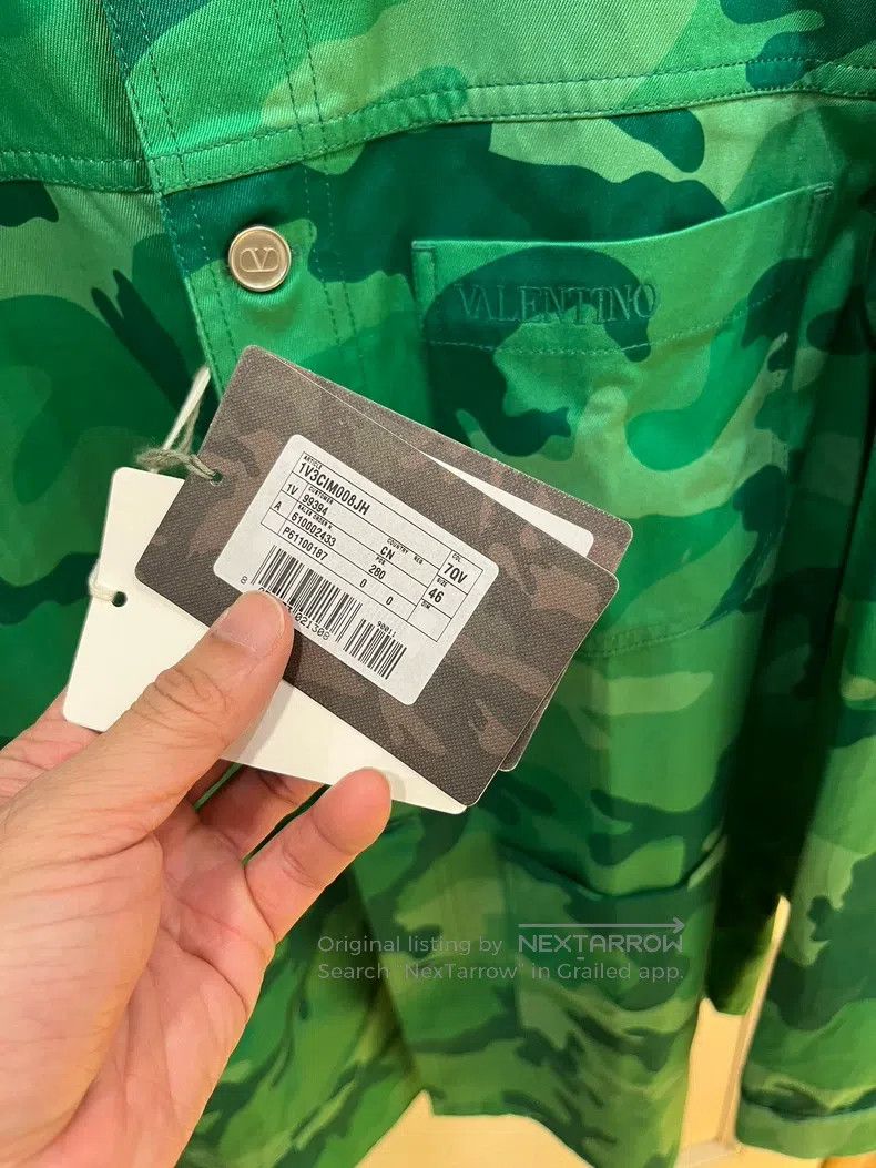 Valentino Valentino Camouflage shirt jacket Size US S / EU 44-46 / 1 - 4 Thumbnail
