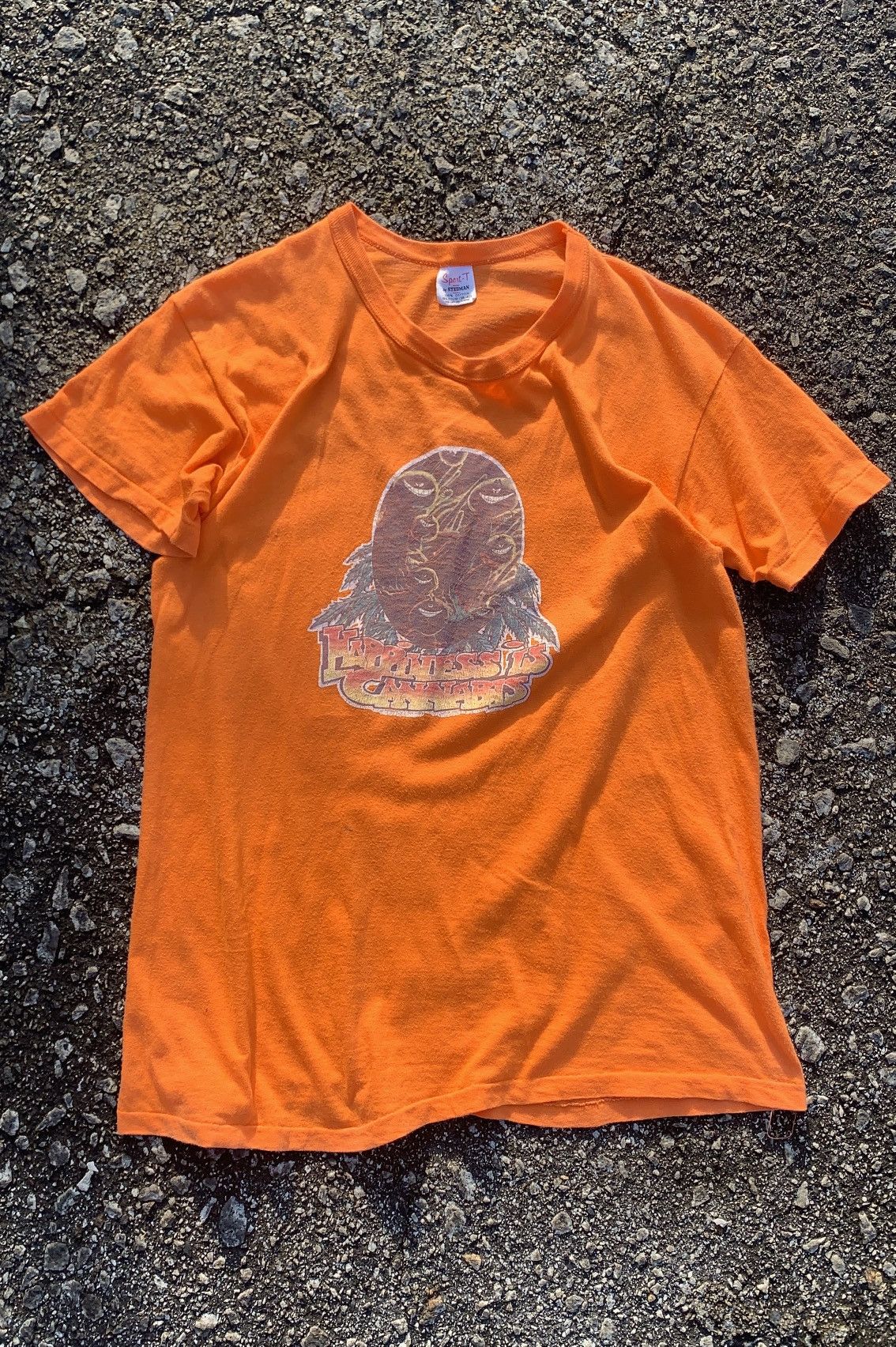 Vintage Vintage 1970s Happiness is Cannabis Weed T-shirt Size US M / EU 48-50 / 2 - 3 Thumbnail