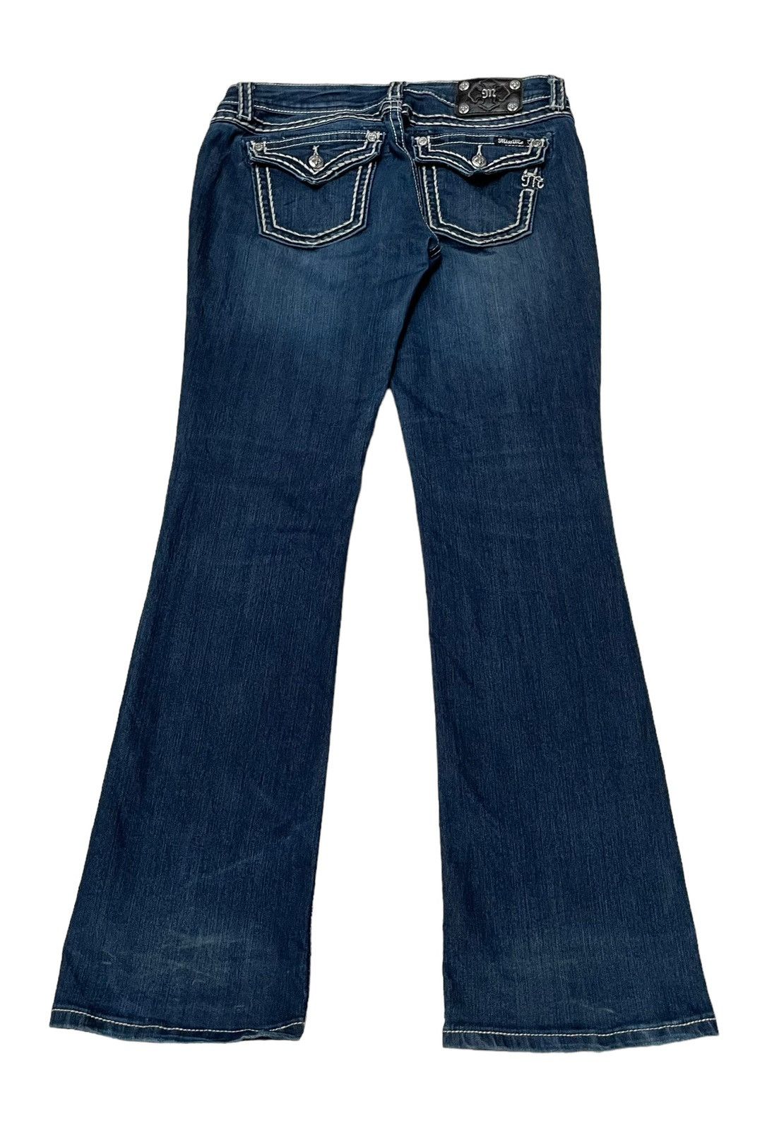 Vintage Vintage Brand Miss Me Flared Jeans 2000s Size US 34 / EU 50 - 2 Thumbnail
