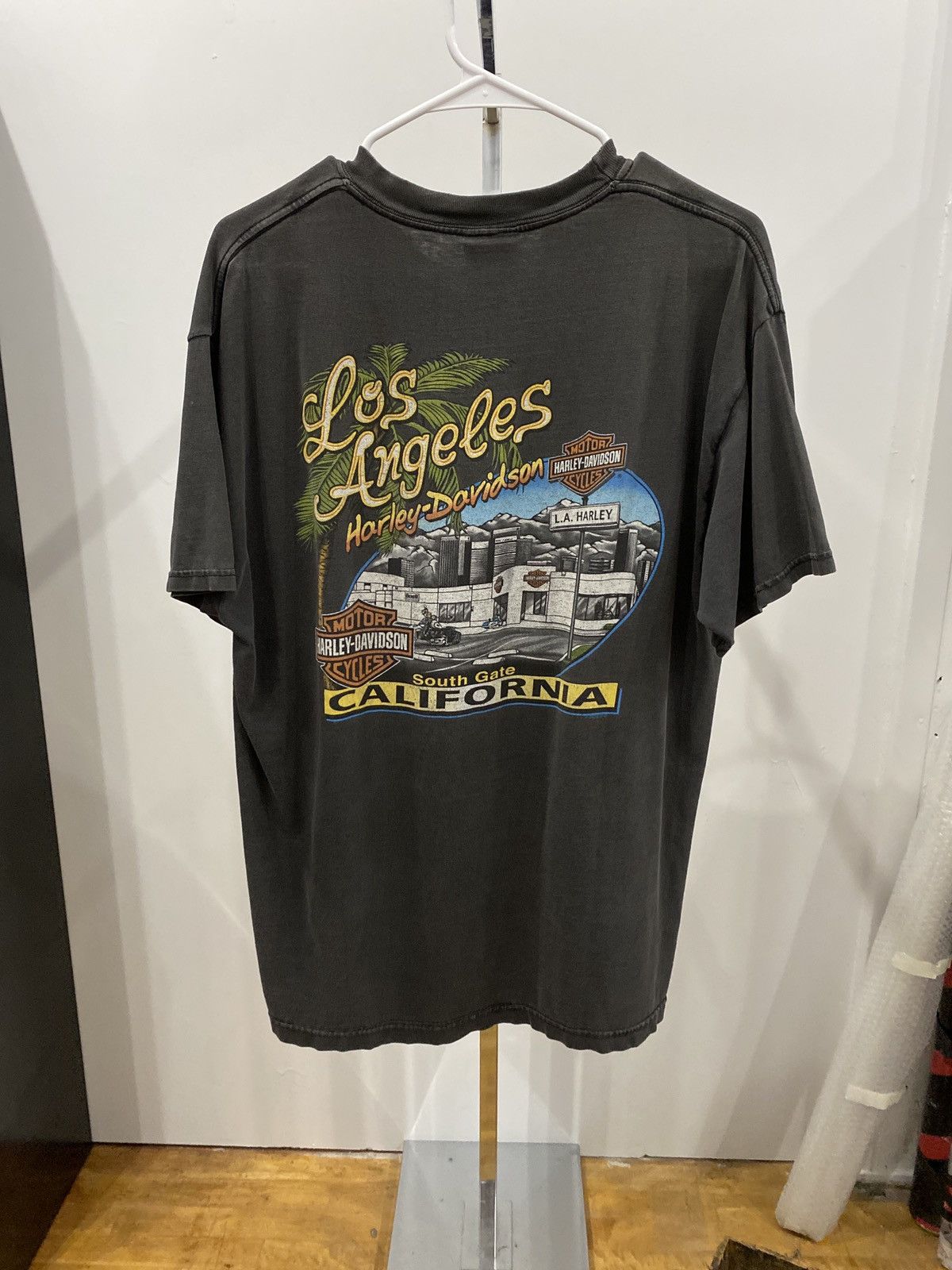 Harley Davidson Vintage Los Angeles Harley T-Shirt Size US L / EU 52-54 / 3 - 1 Thumbnail