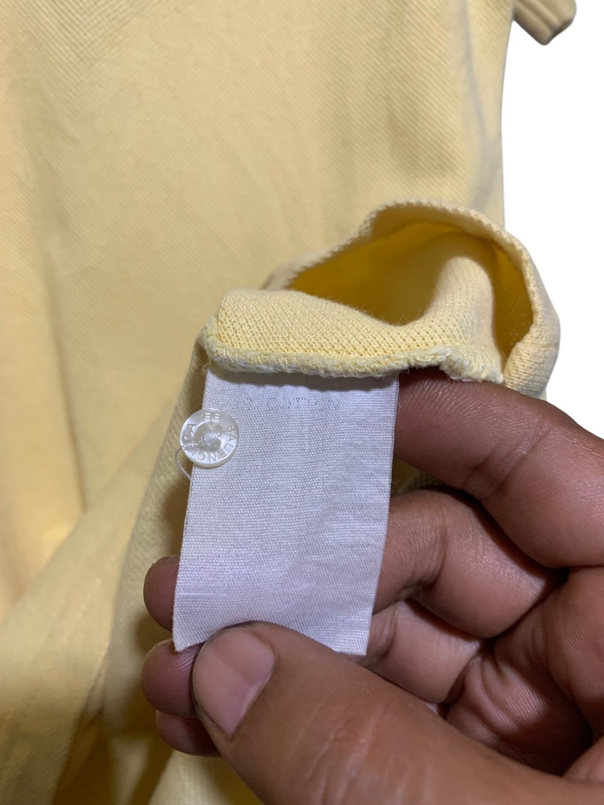 Balenciaga 90s Balenciaga taped collar polo shirt Size US M / EU 48-50 / 2 - 7 Thumbnail