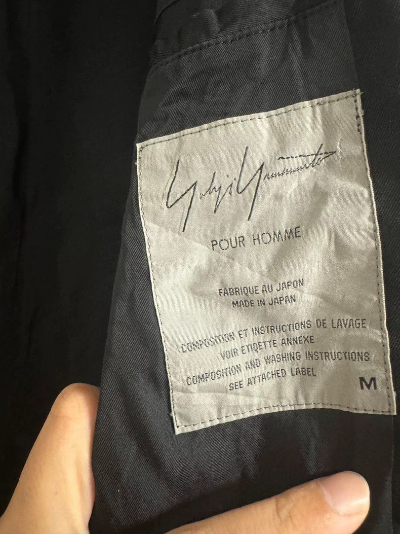 Yohji Yamamoto Yohji Yamamoto size m 95aw Luming Hall Double Collar blazer Size 36R - 5 Thumbnail