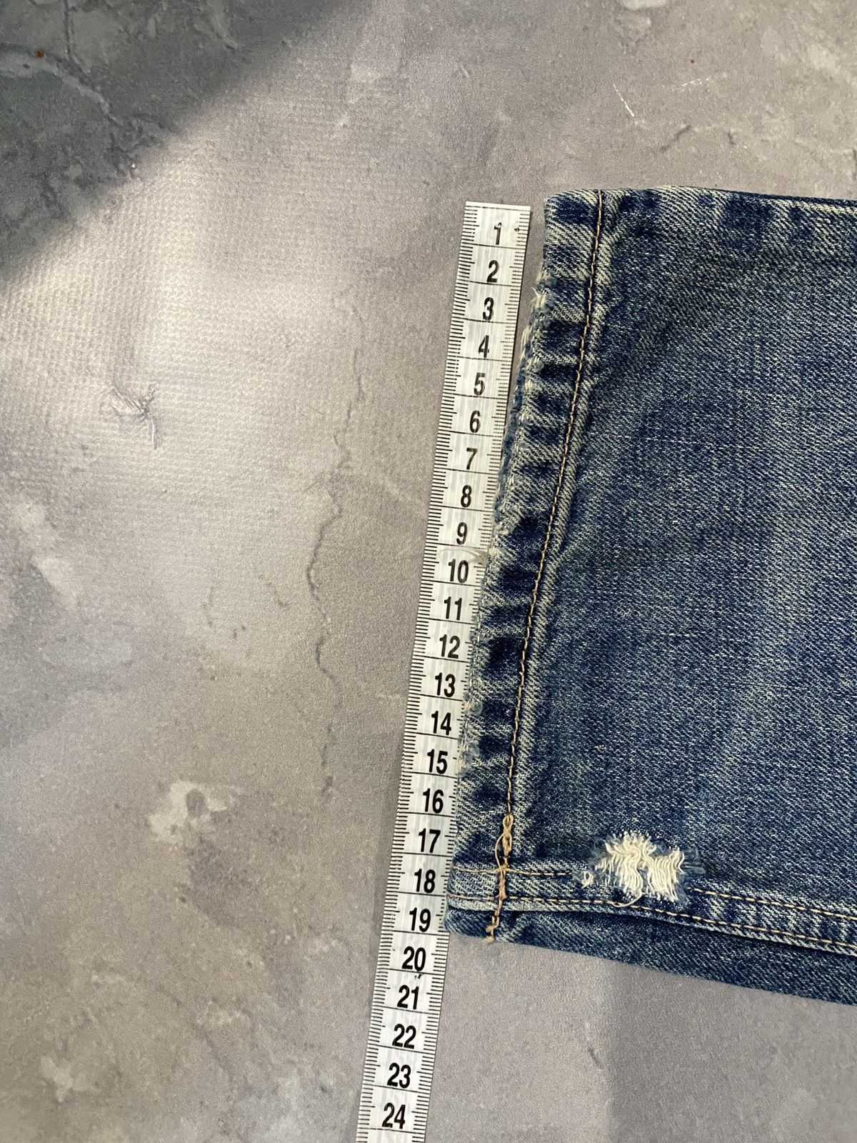 Japanese Brand SWAG Baggy Vintage Jeans Number Nine style- Y2K Drip Rare Size US 31 - 7 Thumbnail