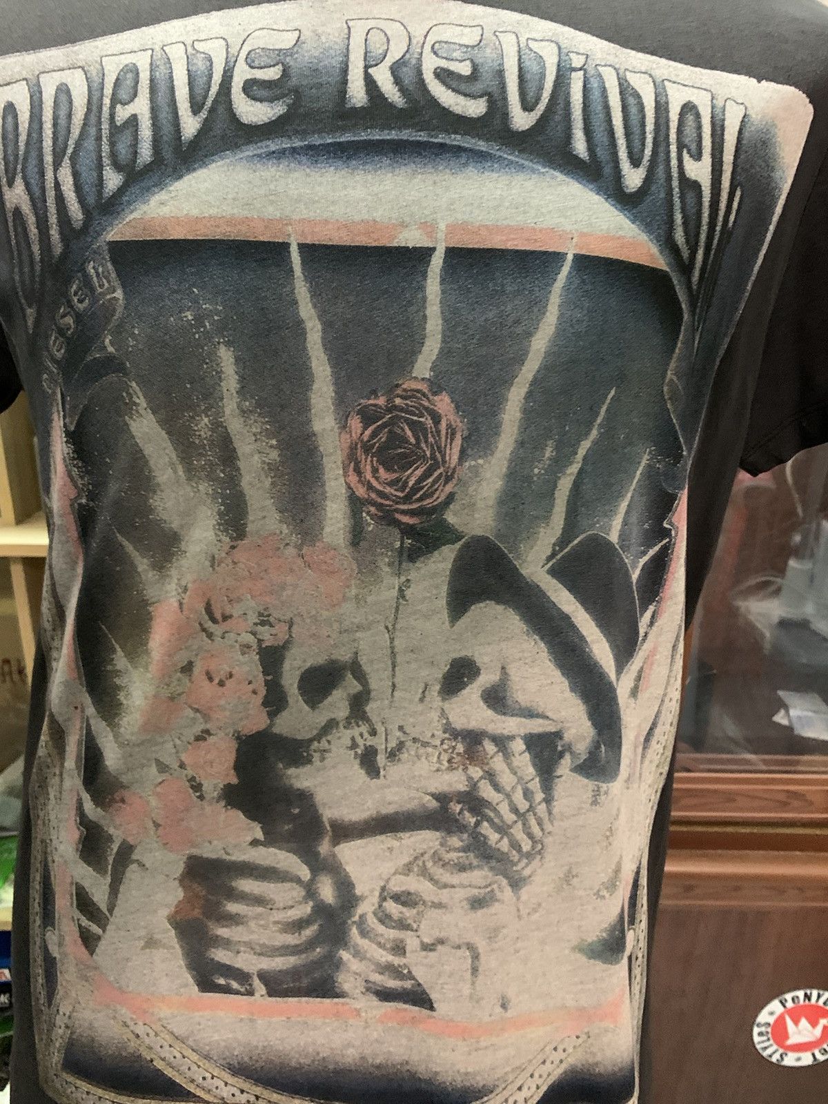 Diesel × If Six Was Nine × Vintage Vintage diesel brave revival skull T Shirt Size US L / EU 52-54 / 3 - 2 Thumbnail