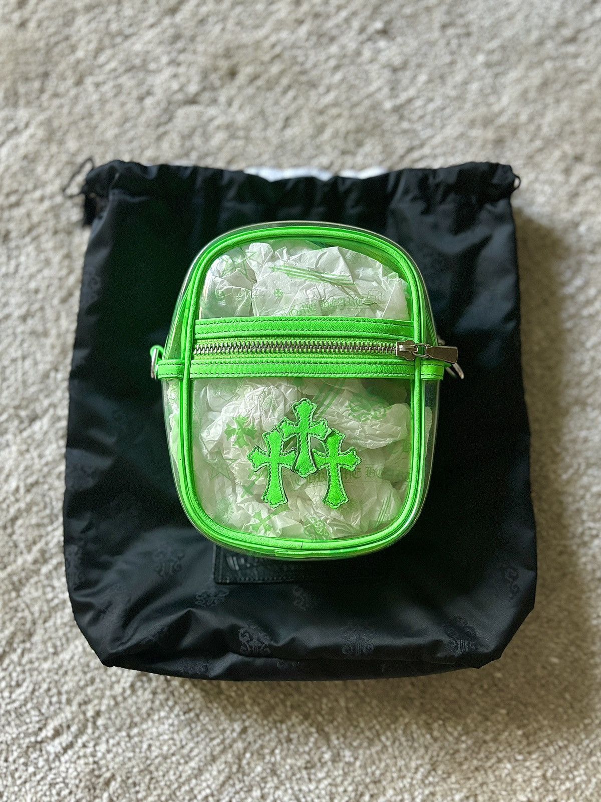 Chrome Hearts Chrome Hearts Grinds Cemetery Cross Tube Bag | Grailed