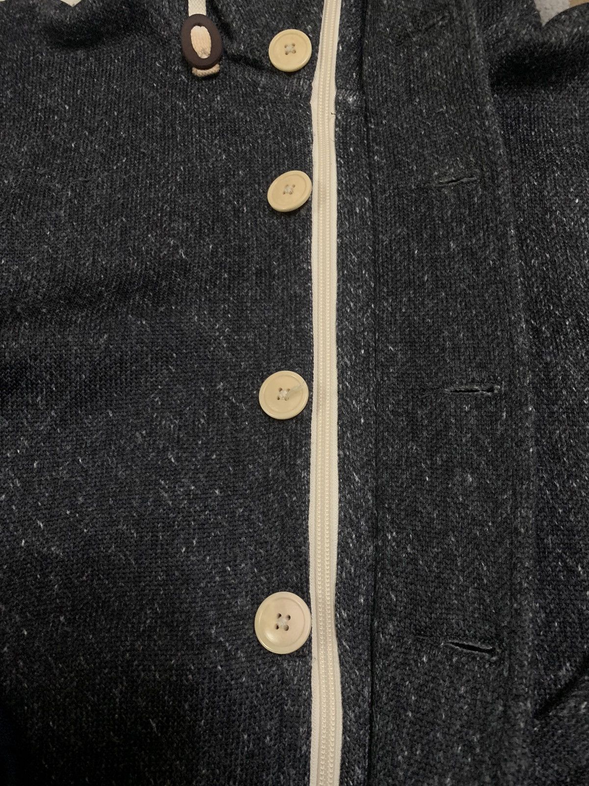 Beams Plus Japanese Brand BEAMS Herringbone Pattern Hooded Jacket Size US M / EU 48-50 / 2 - 9 Thumbnail