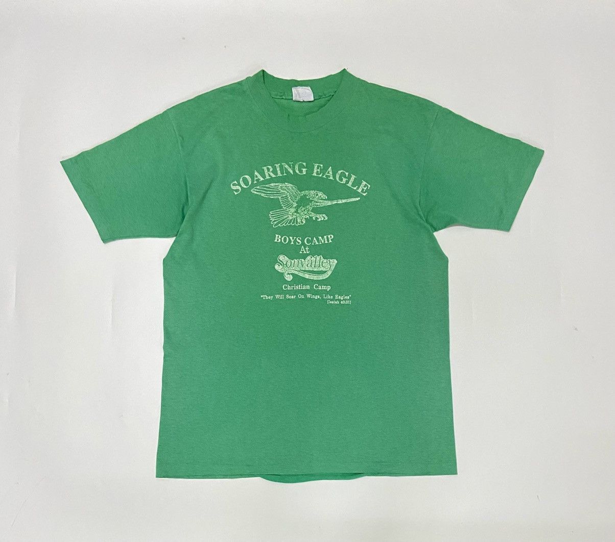 Other VINTAGE 80's SOARING EAGLE BOYCAMP TEE Size US L / EU 52-54 / 3 - 1 Thumbnail