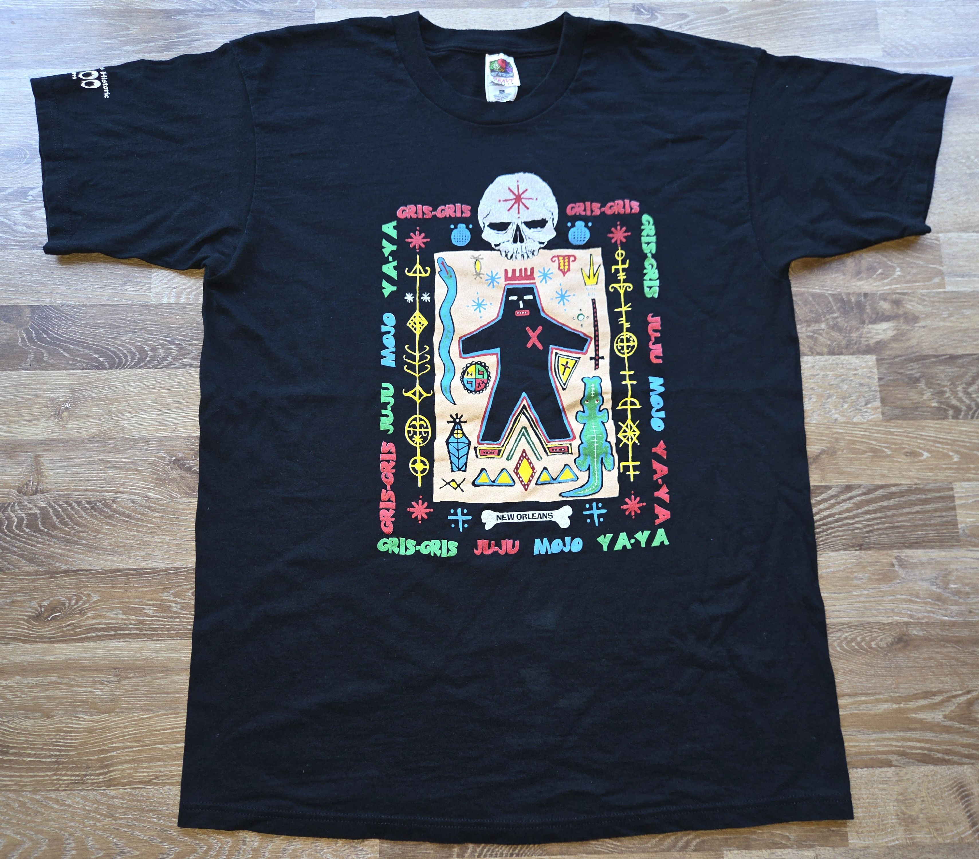 Musium Div. Vintage 90s New Orleans Voodoo Museum Shirt Folk Art Occult Size US XL / EU 56 / 4 - 1 Thumbnail