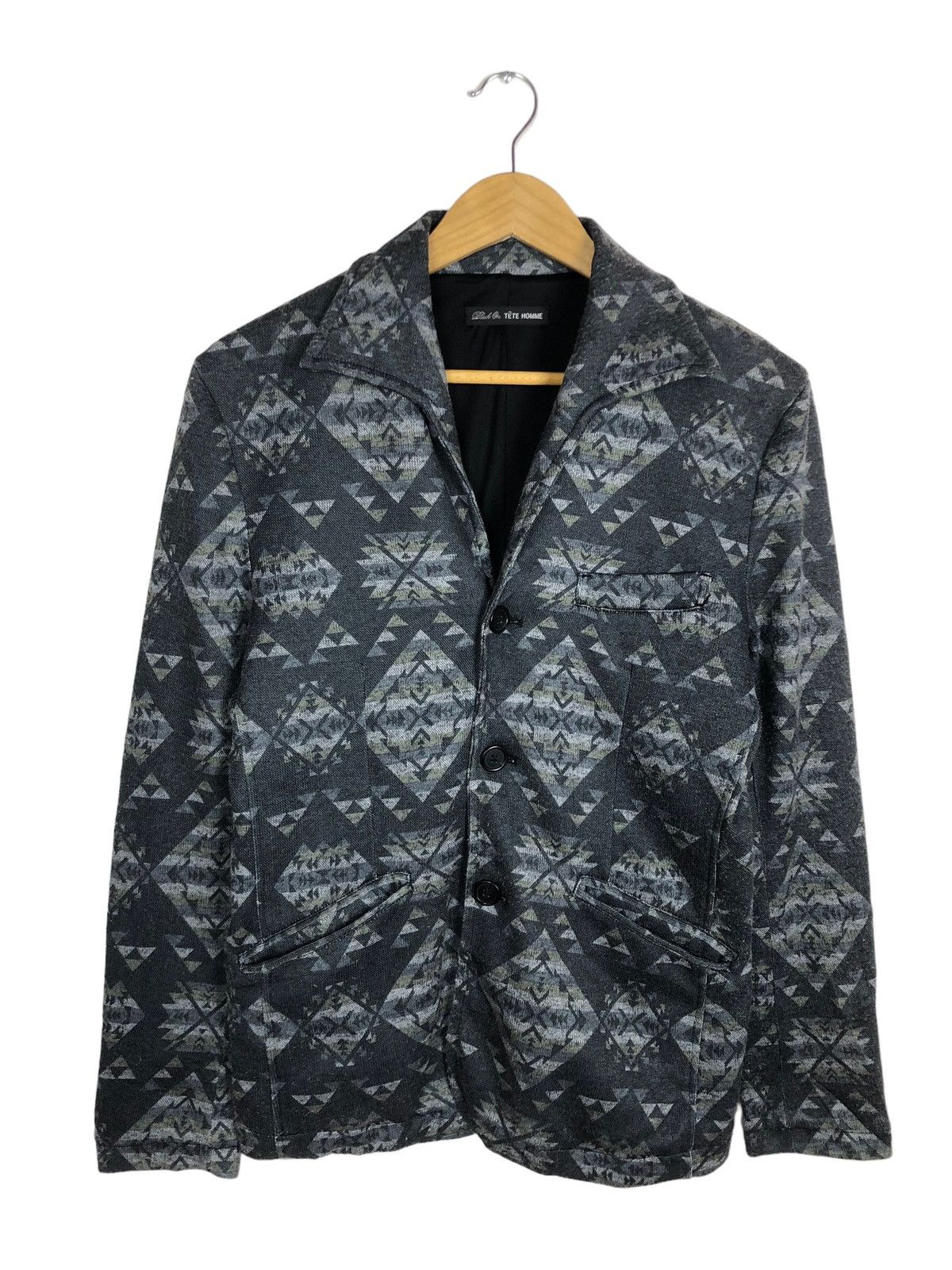 Issey Miyake Vintage Tete Homme Issey Coat Single Breasted Jacket Size US S / EU 44-46 / 1 - 1 Thumbnail