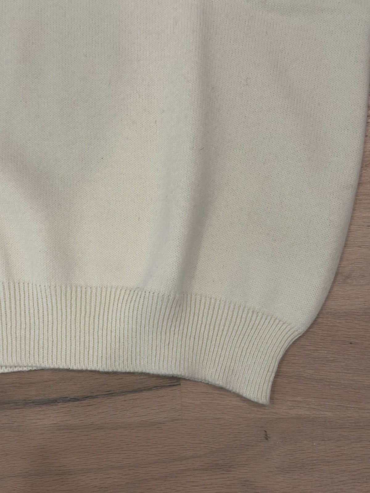 Vintage Vintage Royal Jeff 70s Cream Sweater Vest Size Large Size US L / EU 52-54 / 3 - 2 Thumbnail