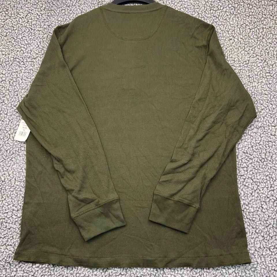Wrangler Wrangler Shirt Men Green Long Sleeve Pullover Henley New XL Size US XL / EU 56 / 4 - 2 Thumbnail