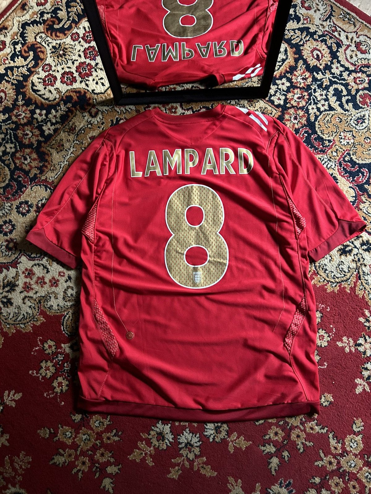 Umbro England Lampard #8 away jersey 2006-08 Size US L / EU 52-54 / 3 - 1 Thumbnail