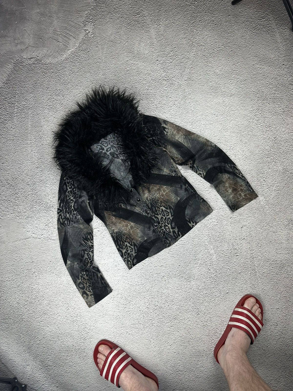 Japanese Brand Crazy Junya Watanabe Style Japan LGB Fur Fuzzy Opium Y2K Size S / US 4 / IT 40 - 1 Thumbnail