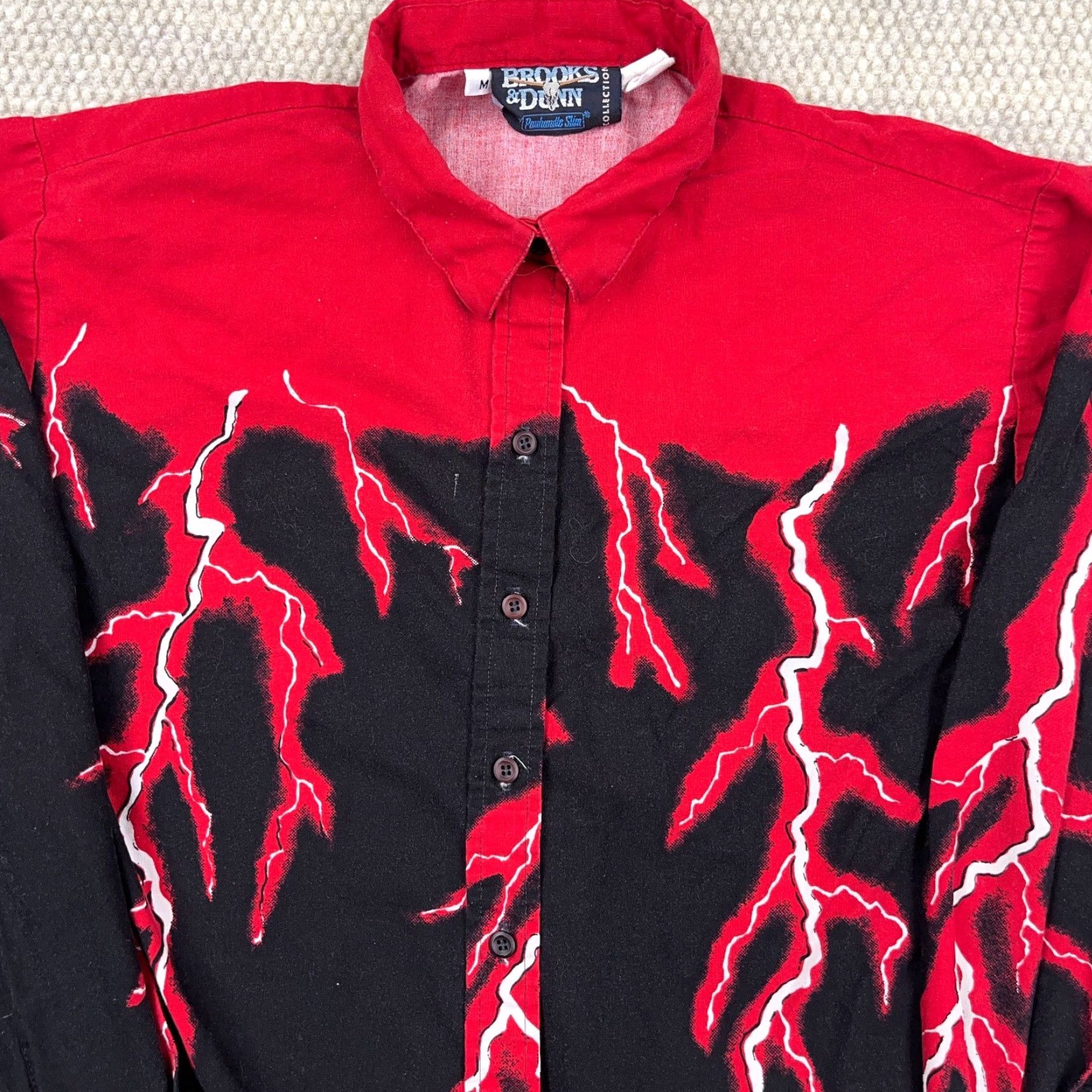 Vintage VINTAGE Panhandle Slim Western Shirt Women Medium Red Black Button-Up Geometric Aztec Classic Size M / US 6-8 / IT 42-44 - 3 Thumbnail