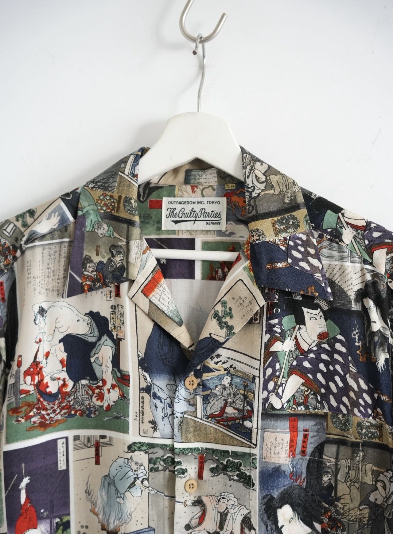 Wacko Maria Wacko Maria 18AW Hyakki Yagyo All-Over Print Shirt Size US M / EU 48-50 / 2 - 3 Thumbnail