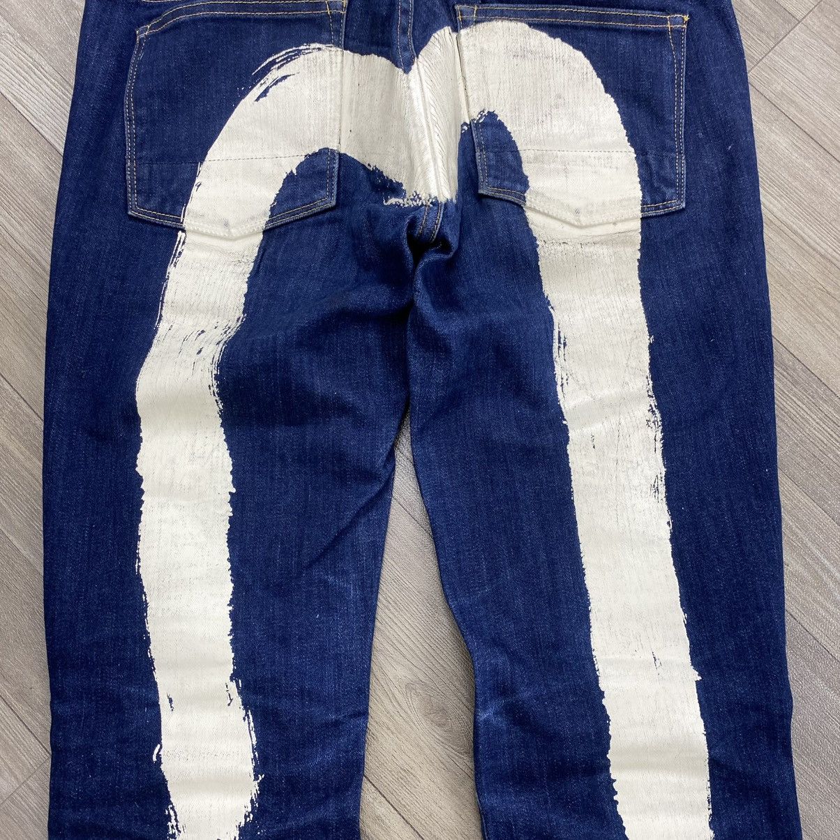 Evisu 2000s Vintage Evisu Daicock Big Logo Japan Denim Jeans Y2K Size US 28 / EU 44 - 5 Thumbnail