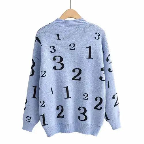 Designer × Japanese Brand Number printed sweater Size US L / EU 52-54 / 3 - 1 Thumbnail
