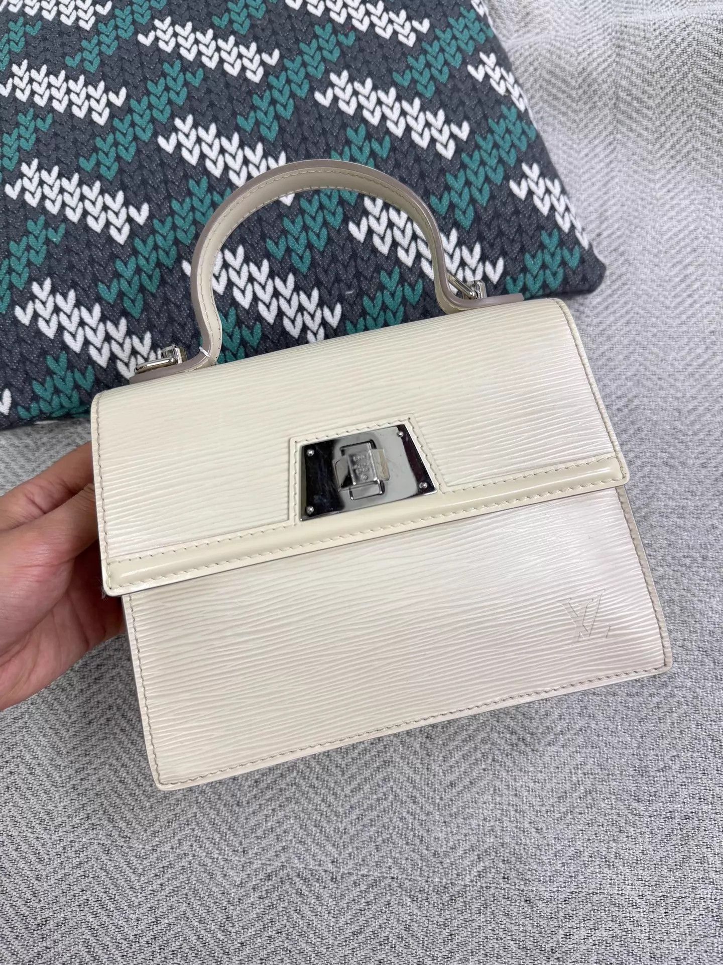 Louis Vuitton LV Kelly white water ripples handbag strap missing Size ONE SIZE - 1 Thumbnail