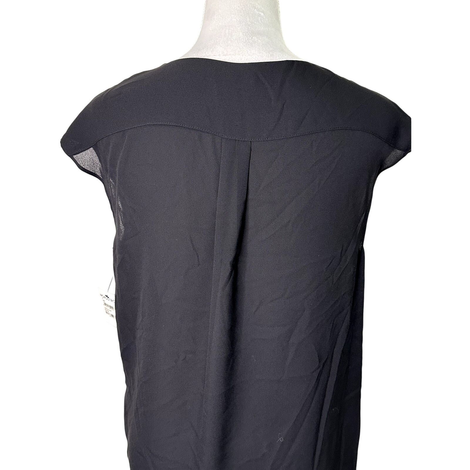 Other Halogen Blouse Surplice V-Neck Cap Sleeves Black Women's S Size S / US 4 / IT 40 - 6 Thumbnail