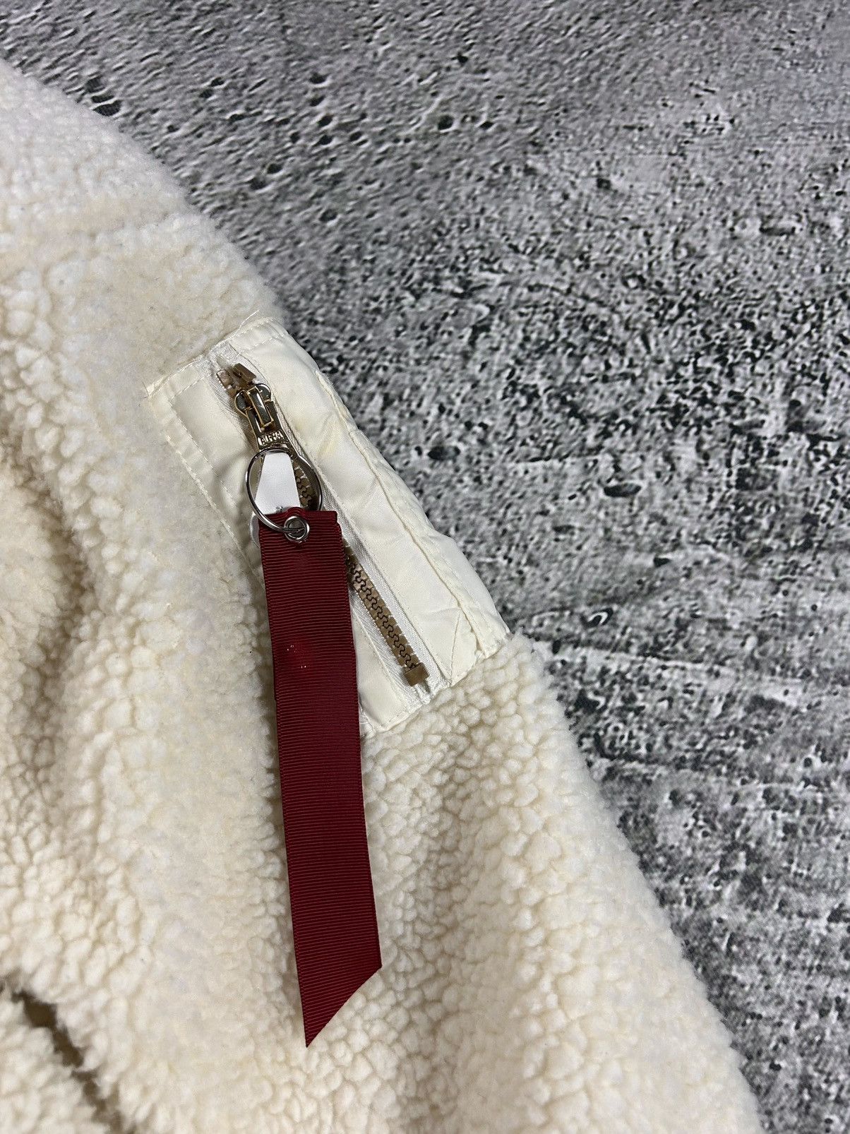 Alpha Industries Alpha Industries sherpa zip hoodie white Size US M / EU 48-50 / 2 - 3 Thumbnail