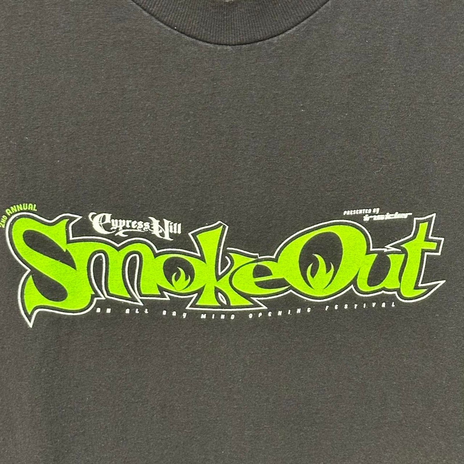 Vintage Vintage 1999 cypress hill smokeout Size US L / EU 52-54 / 3 - 3 Thumbnail